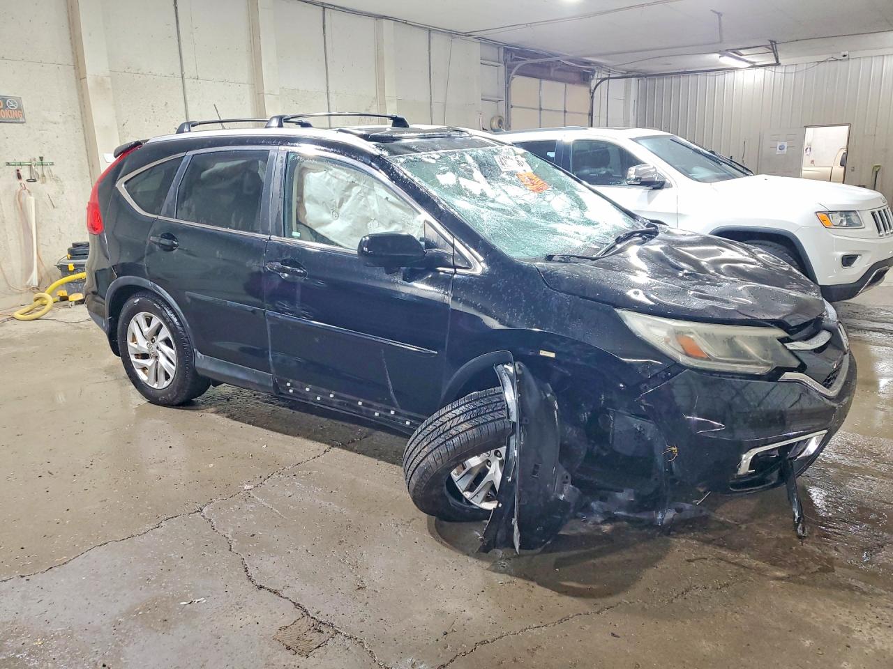2015 Honda Cr-v Exl Black vin: 2HKRM3H72FH551475