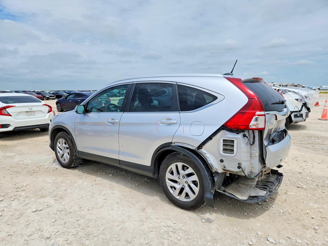 2016 Honda Cr-v Exl Silver vin: 2HKRM3H72GH534807