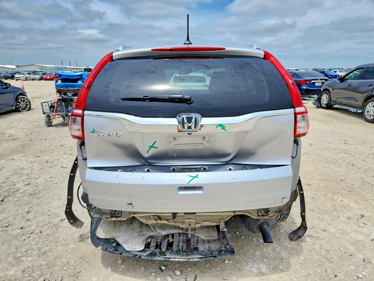 2016 Honda Cr-v Exl Silver vin: 2HKRM3H72GH534807