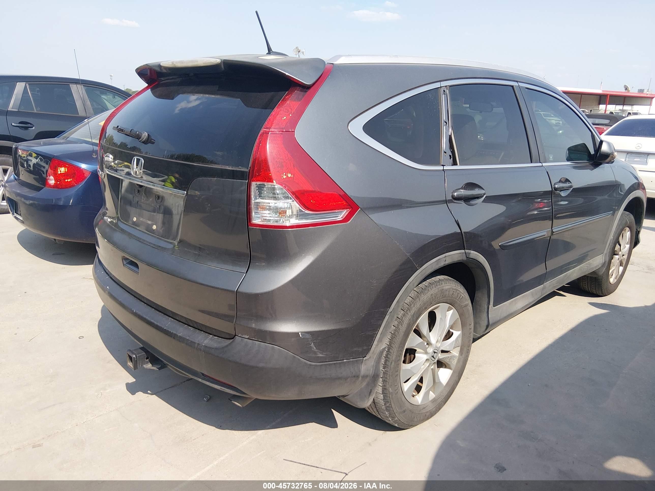 2012 Honda Cr-v Ex-l Gray vin: 2HKRM3H73CH500983