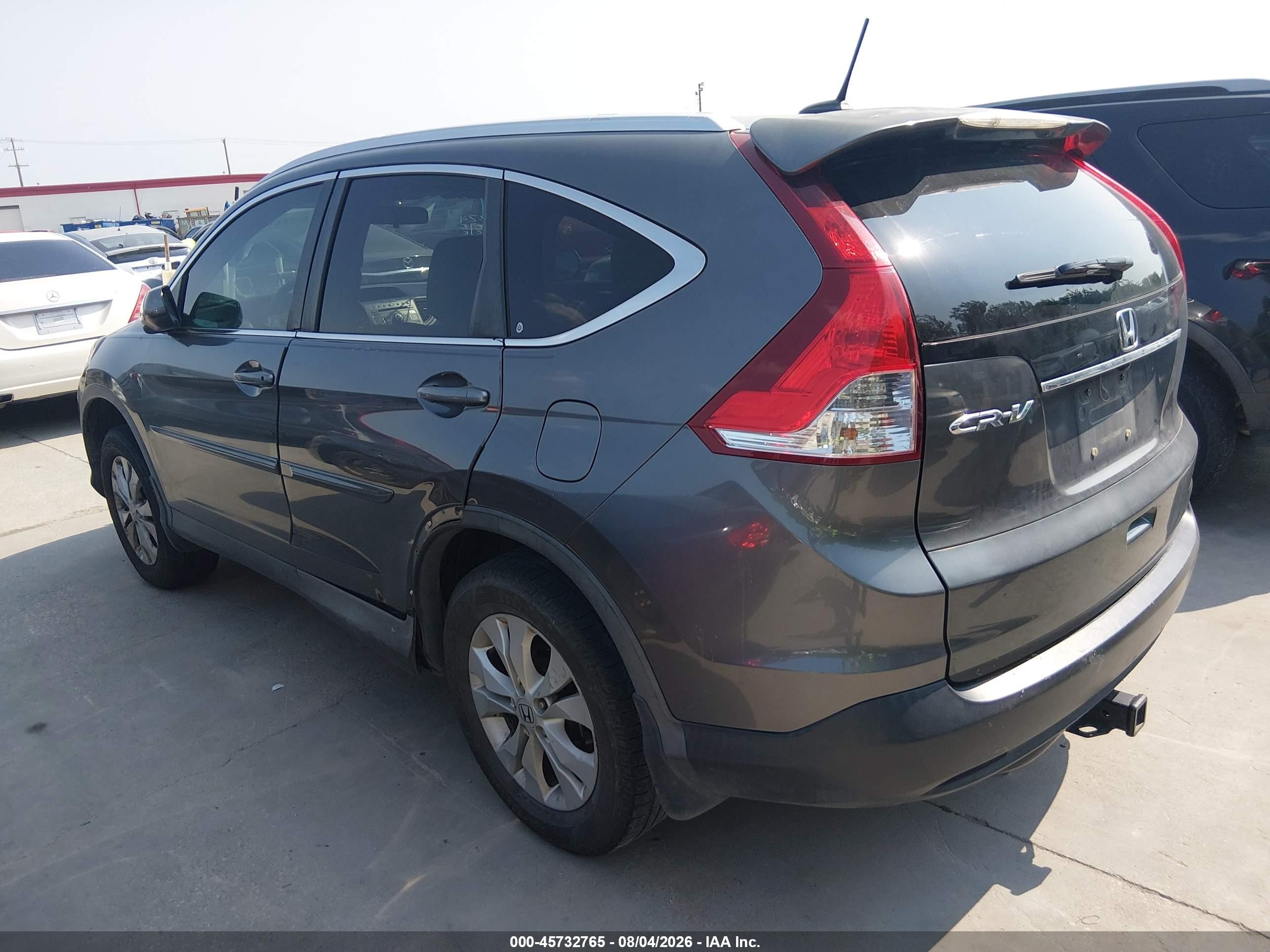 2012 Honda Cr-v Ex-l Gray vin: 2HKRM3H73CH500983