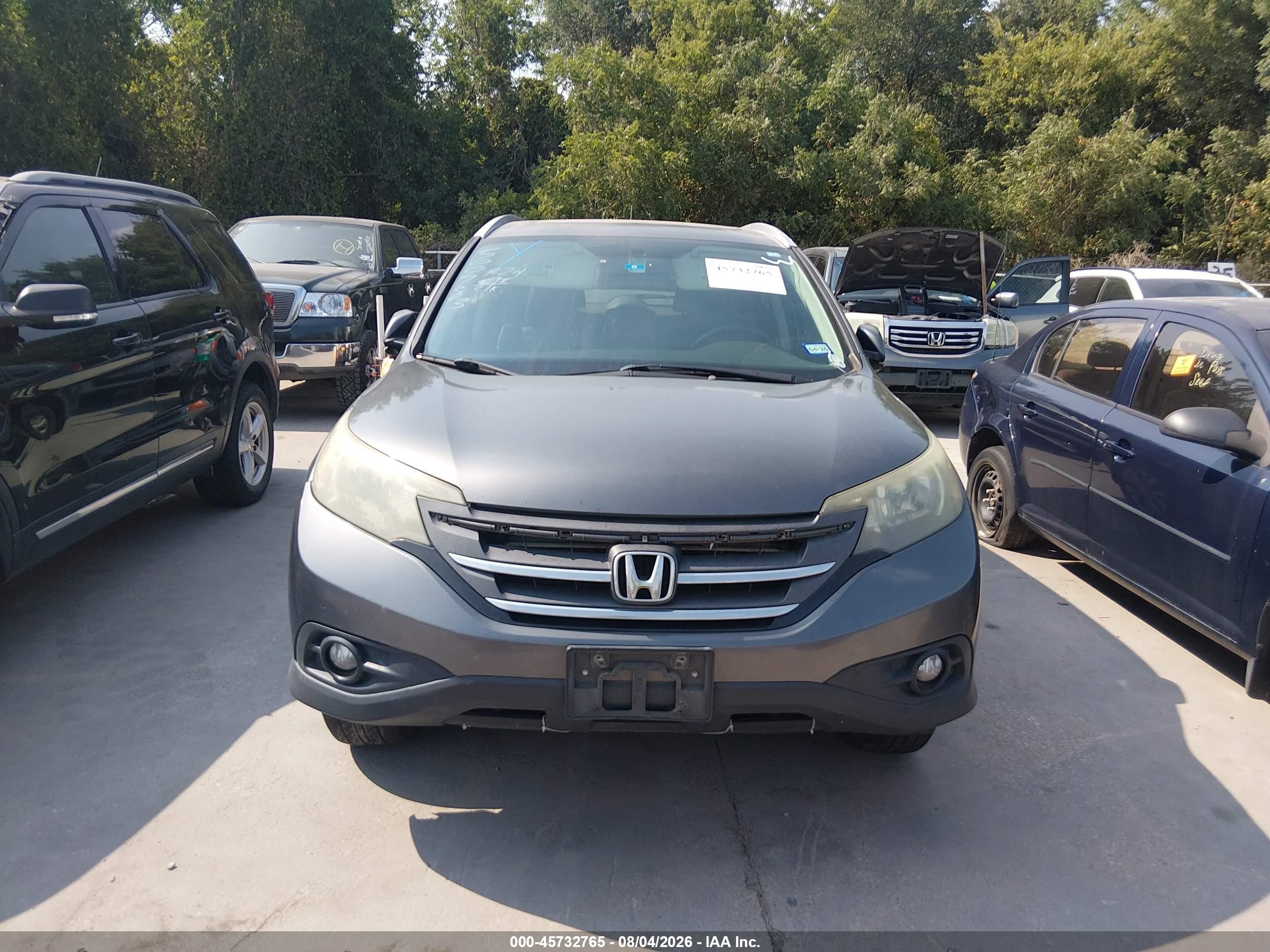2012 Honda Cr-v Ex-l Gray vin: 2HKRM3H73CH500983
