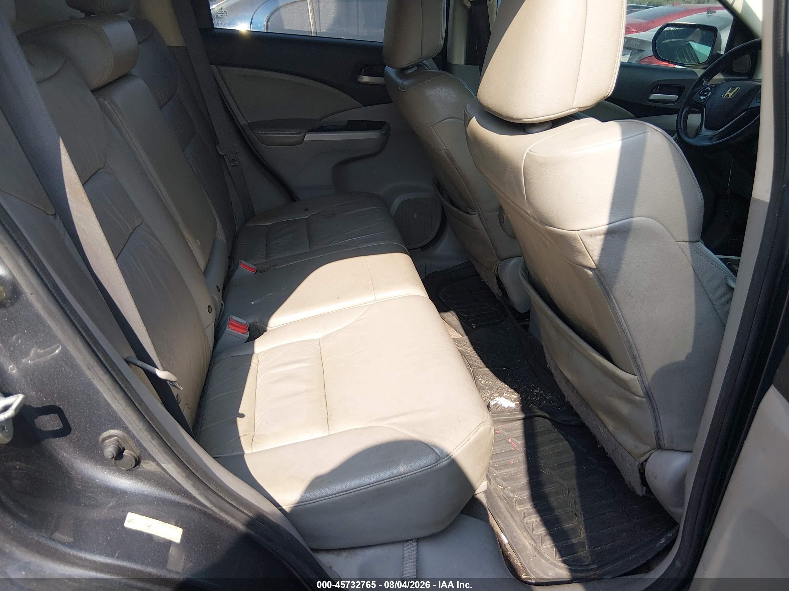 2012 Honda Cr-v Ex-l Gray vin: 2HKRM3H73CH500983