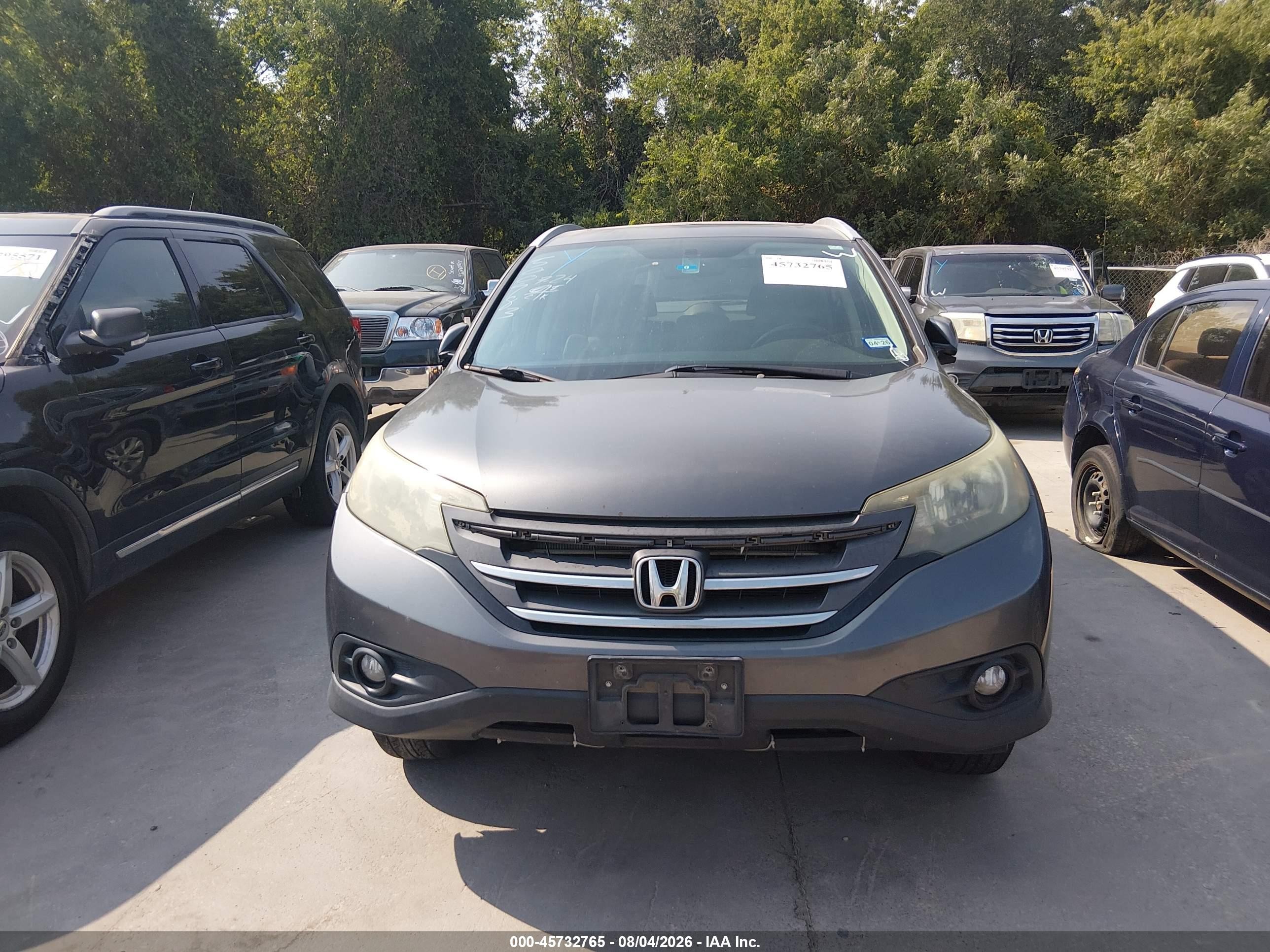 2012 Honda Cr-v Ex-l Gray vin: 2HKRM3H73CH500983