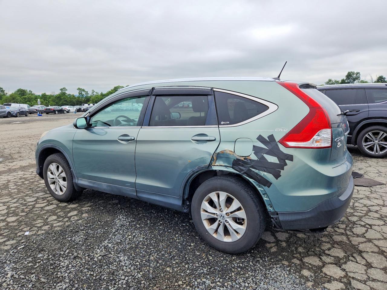2012 Honda Cr-v Exl Teal vin: 2HKRM3H73CH505231