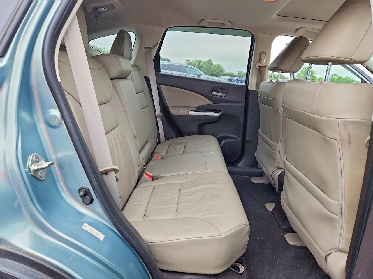 2012 Honda Cr-v Exl Teal vin: 2HKRM3H73CH505231