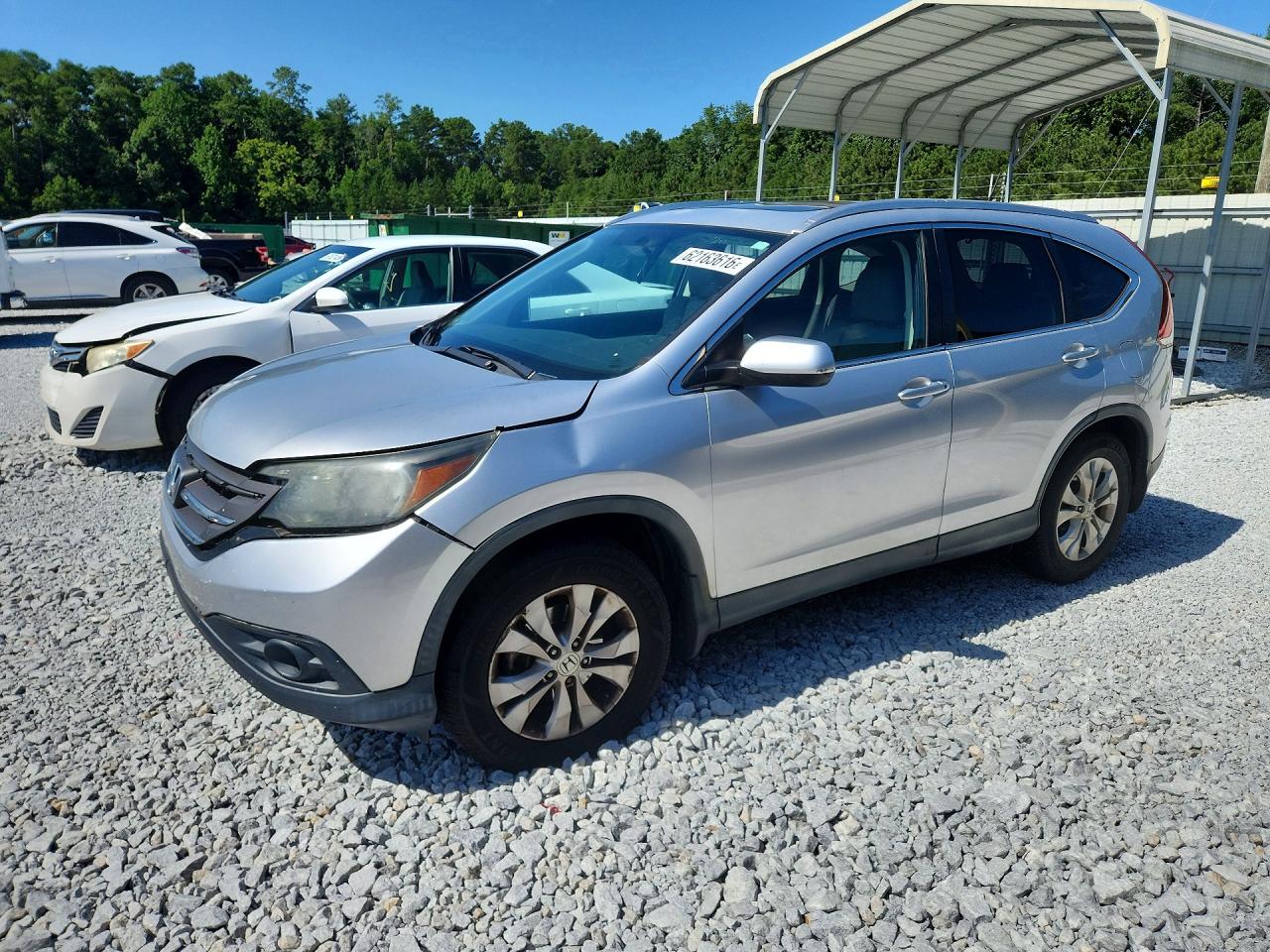 2013 Honda Cr-v Exl Silver vin: 2HKRM3H73DH502864