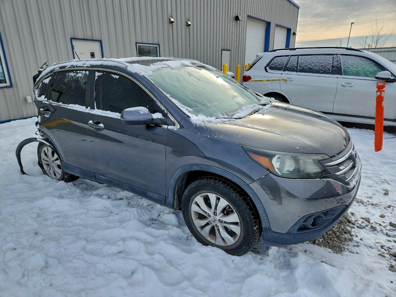 2013 Honda Cr-v Exl Gray vin: 2HKRM3H73DH503089