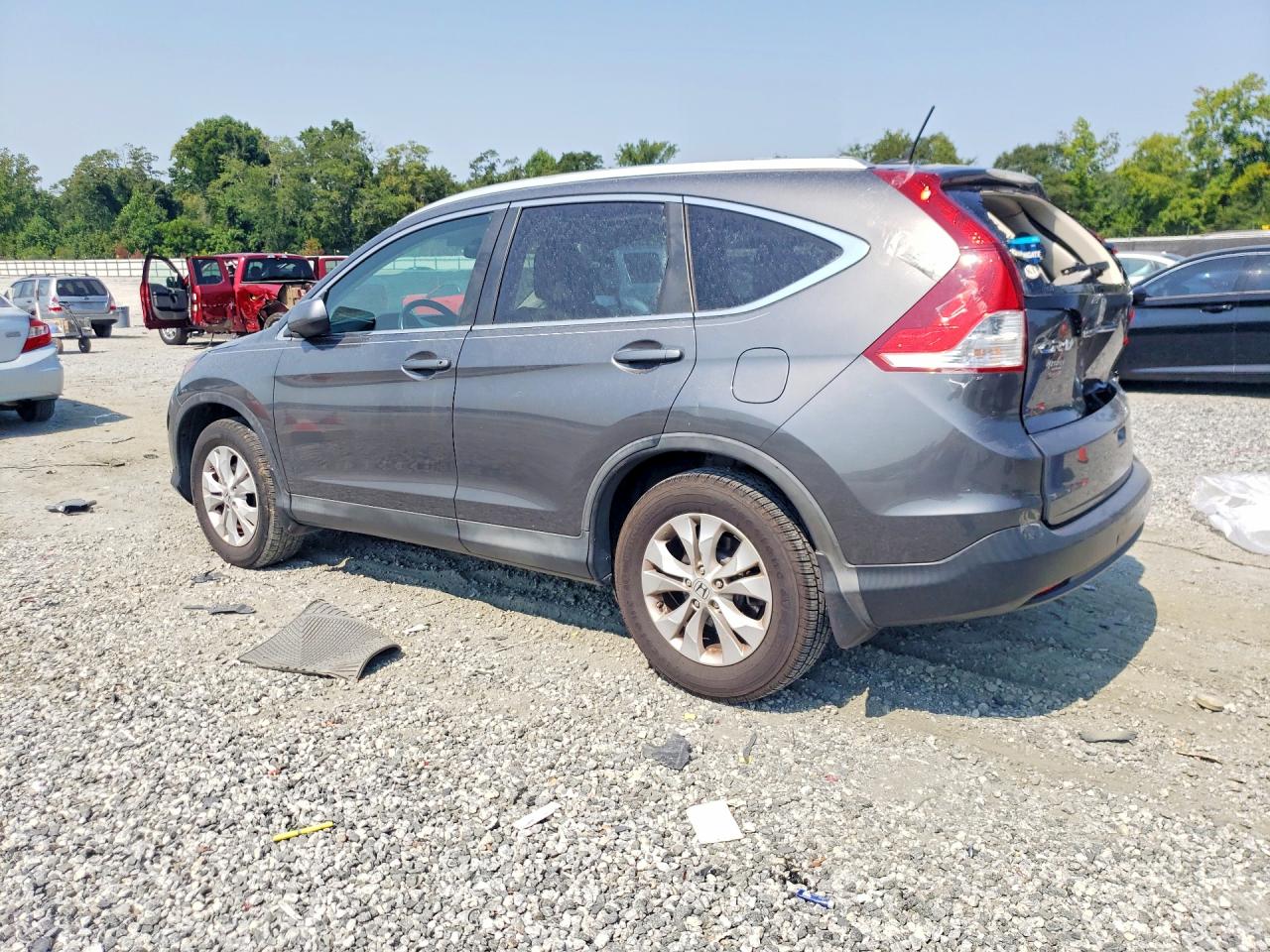 2013 Honda Cr-v Exl Gray vin: 2HKRM3H73DH514318