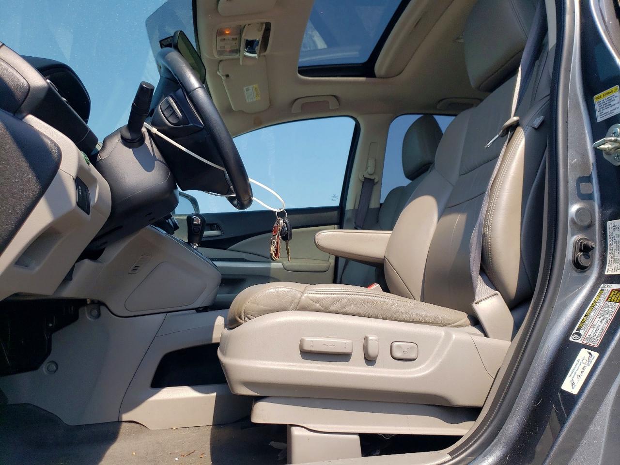 2013 Honda Cr-v Exl Gray vin: 2HKRM3H73DH514318