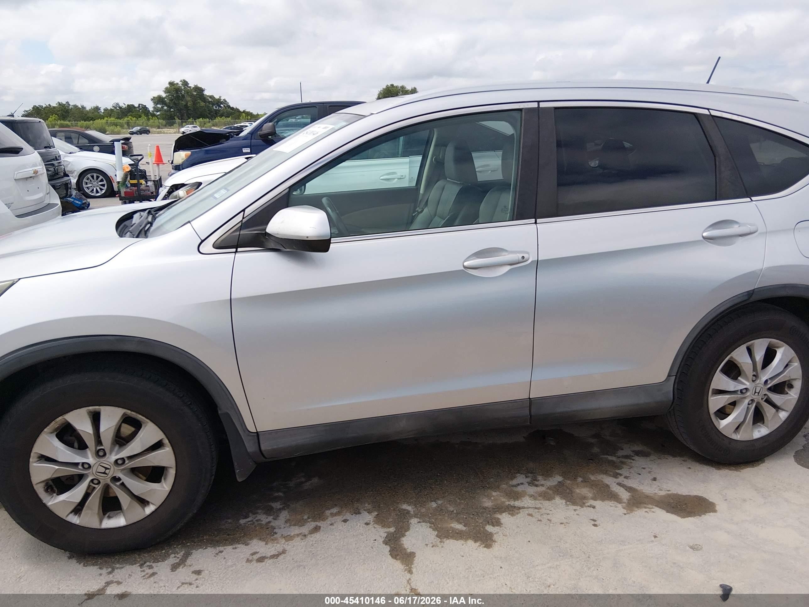2014 Honda Cr-v Ex-l Silver vin: 2HKRM3H73EH515826
