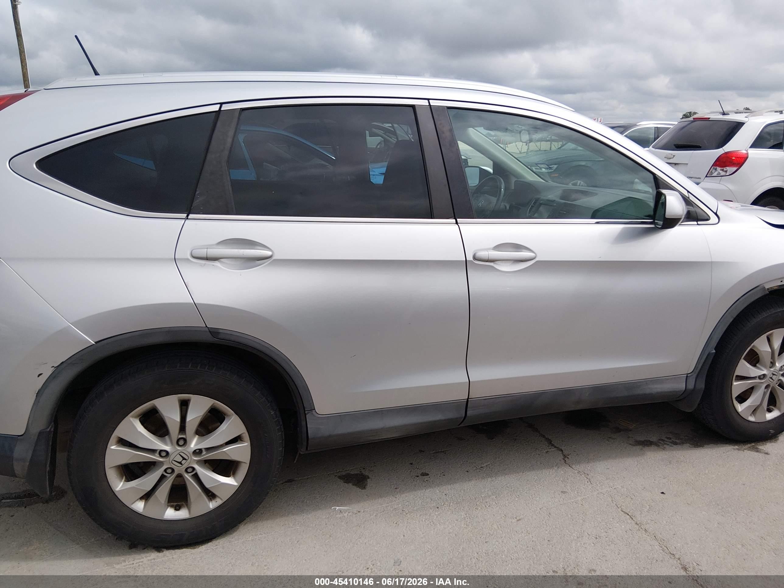 2014 Honda Cr-v Ex-l Silver vin: 2HKRM3H73EH515826