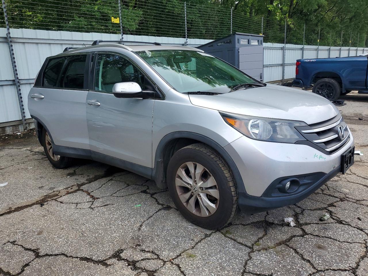 2014 Honda Cr-v Exl Silver vin: 2HKRM3H73EH528950