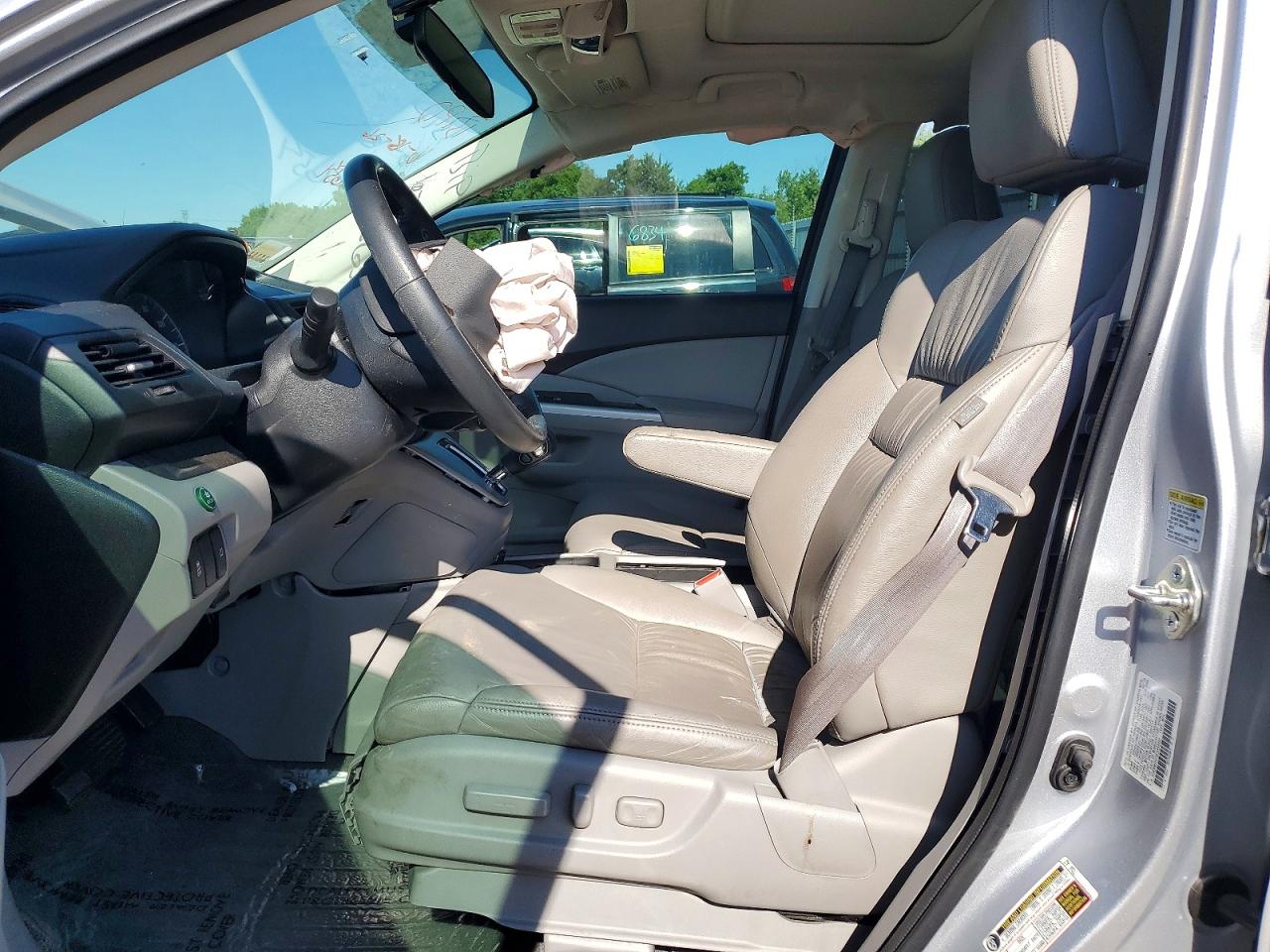 2014 Honda Cr-v Exl Silver vin: 2HKRM3H73EH554352