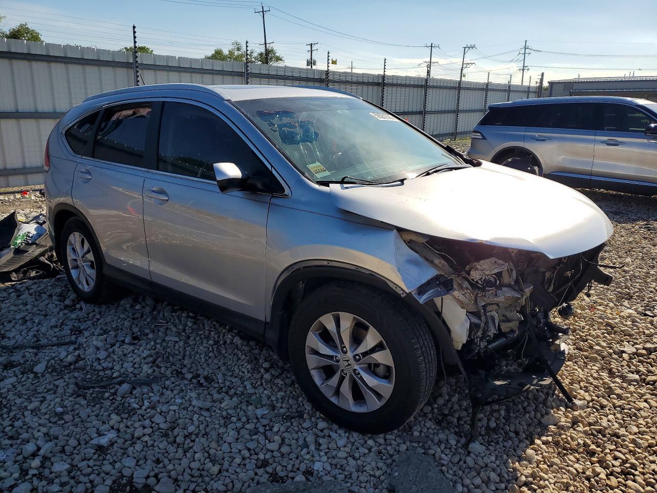2014 Honda Cr-v Exl Silver vin: 2HKRM3H73EH554352