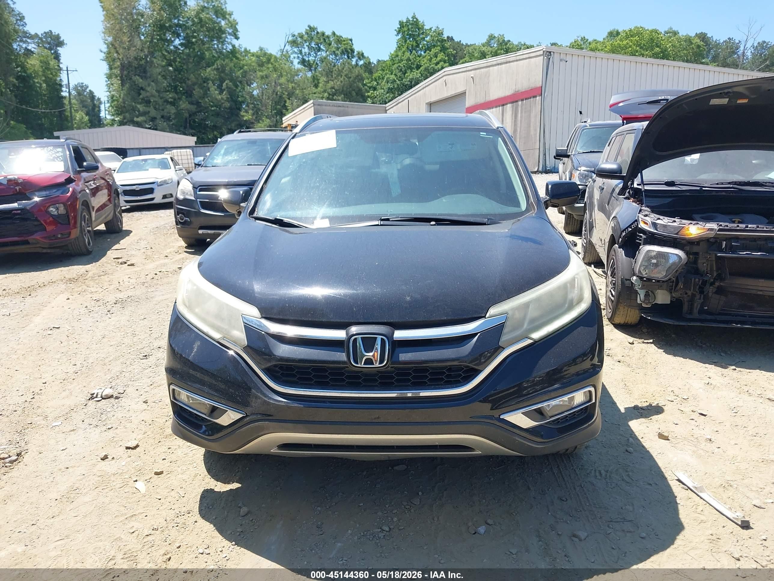 2015 Honda Cr-v Ex-l Black vin: 2HKRM3H73FH513902