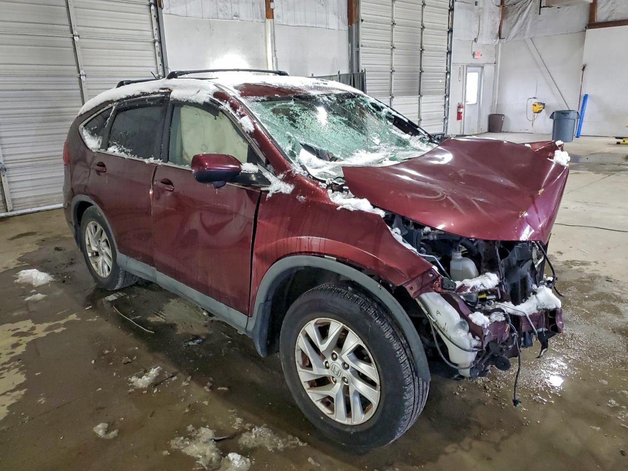 2015 Honda Cr-v Exl Maroon vin: 2HKRM3H73FH515469