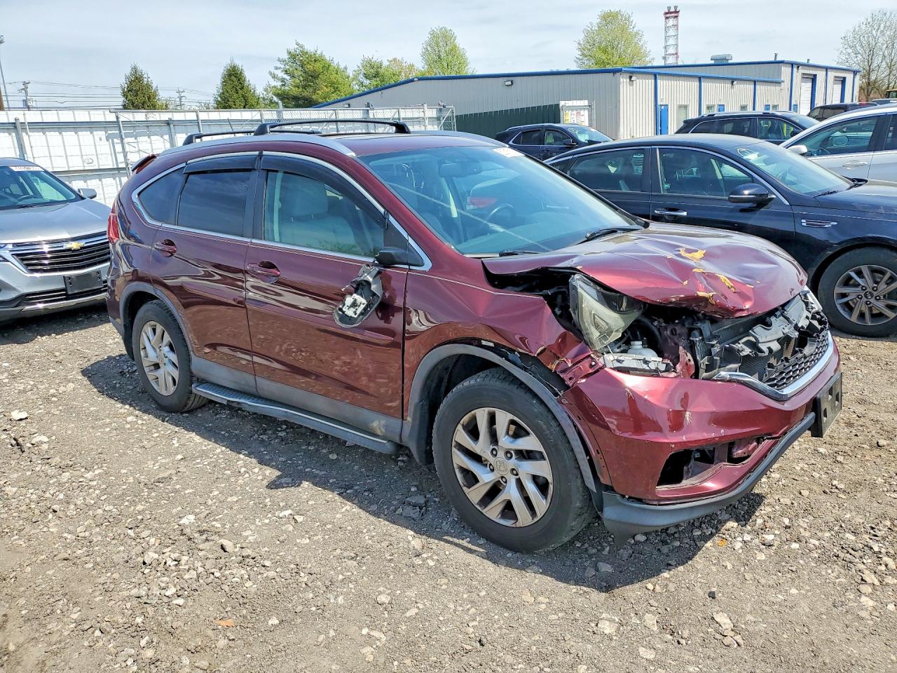 2015 Honda Cr-v Exl Burgundy vin: 2HKRM3H73FH519764