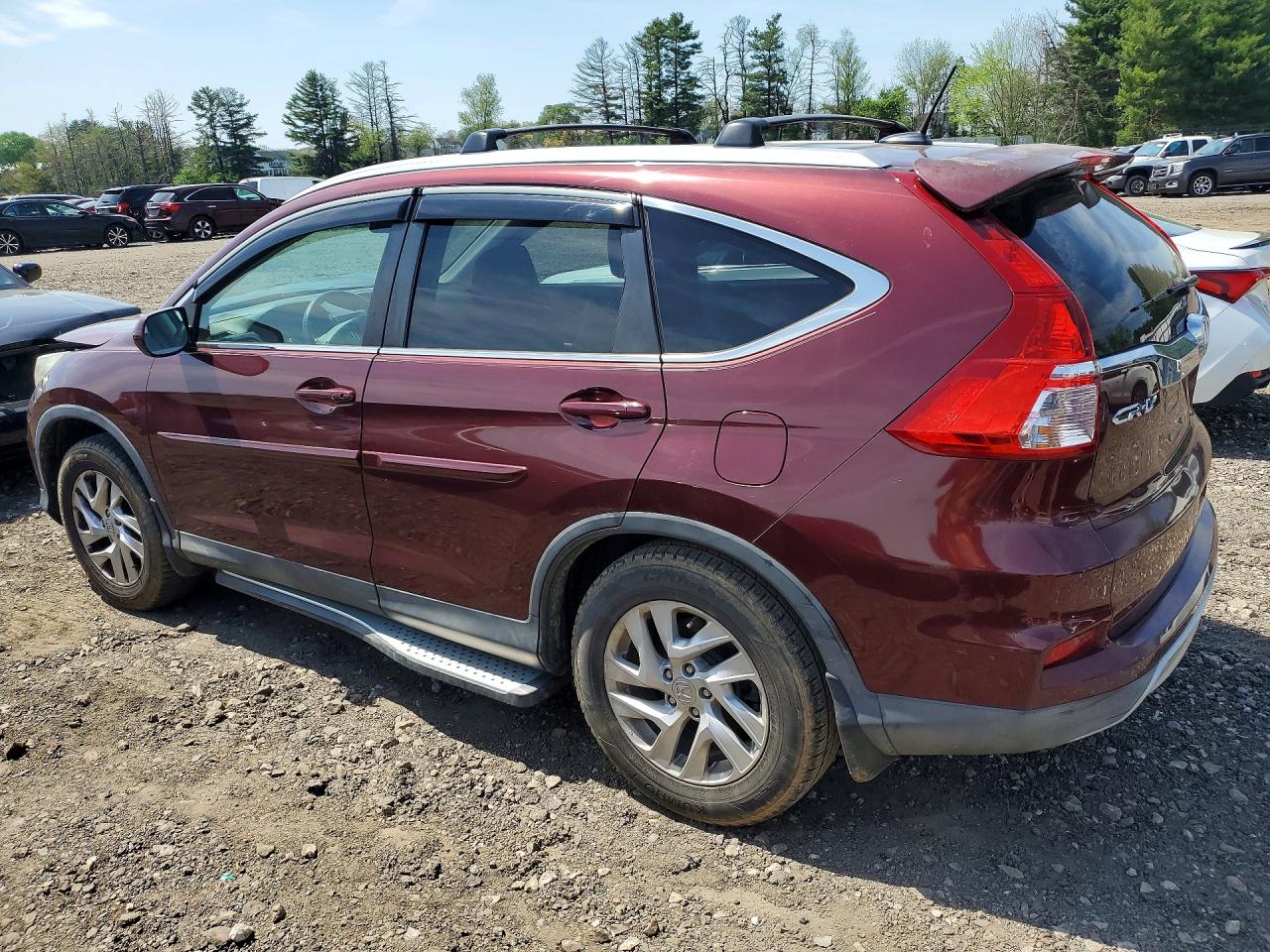 2015 Honda Cr-v Exl Burgundy vin: 2HKRM3H73FH519764