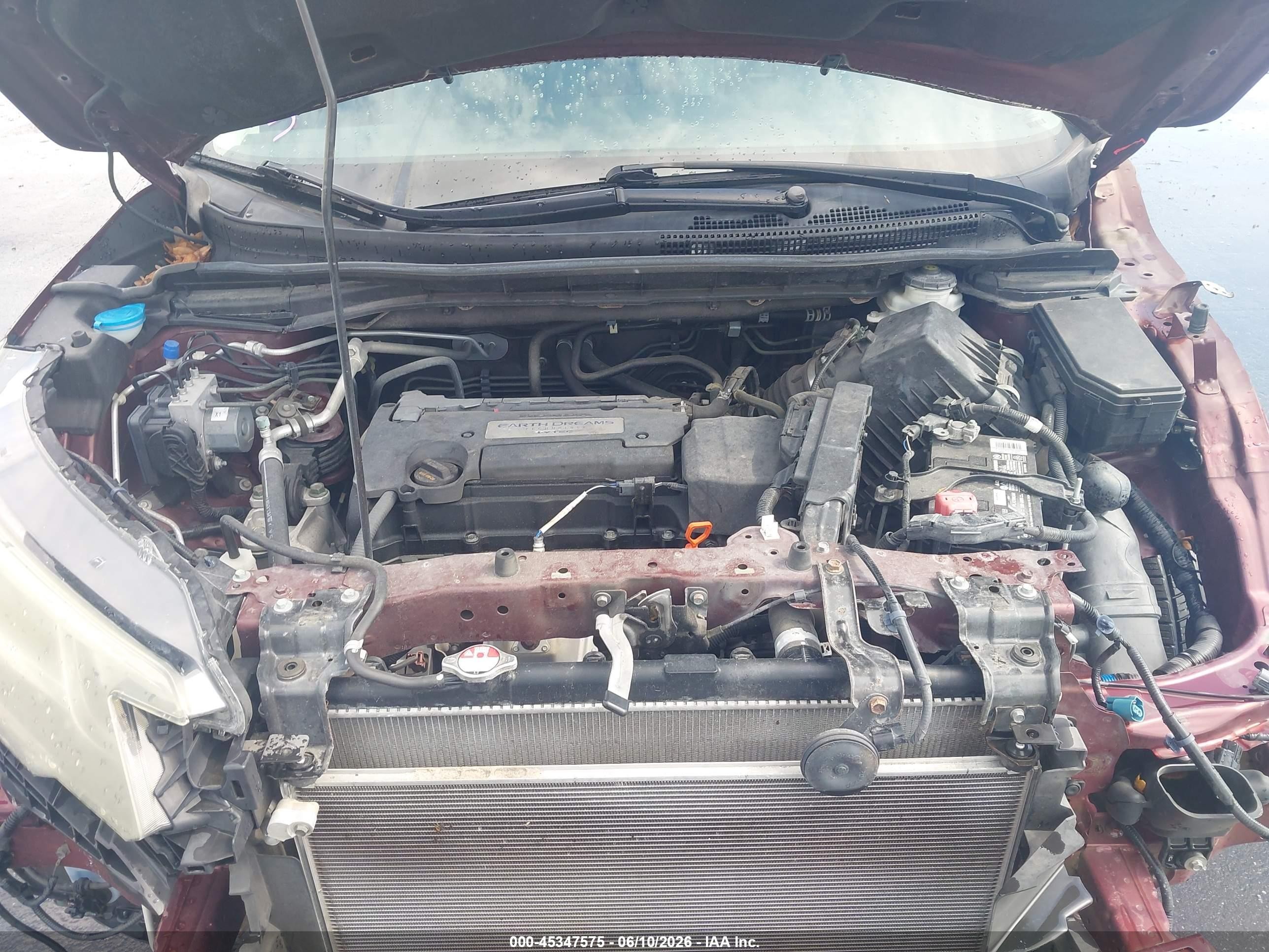 2015 Honda Cr-v Ex-l Maroon vin: 2HKRM3H73FH520235