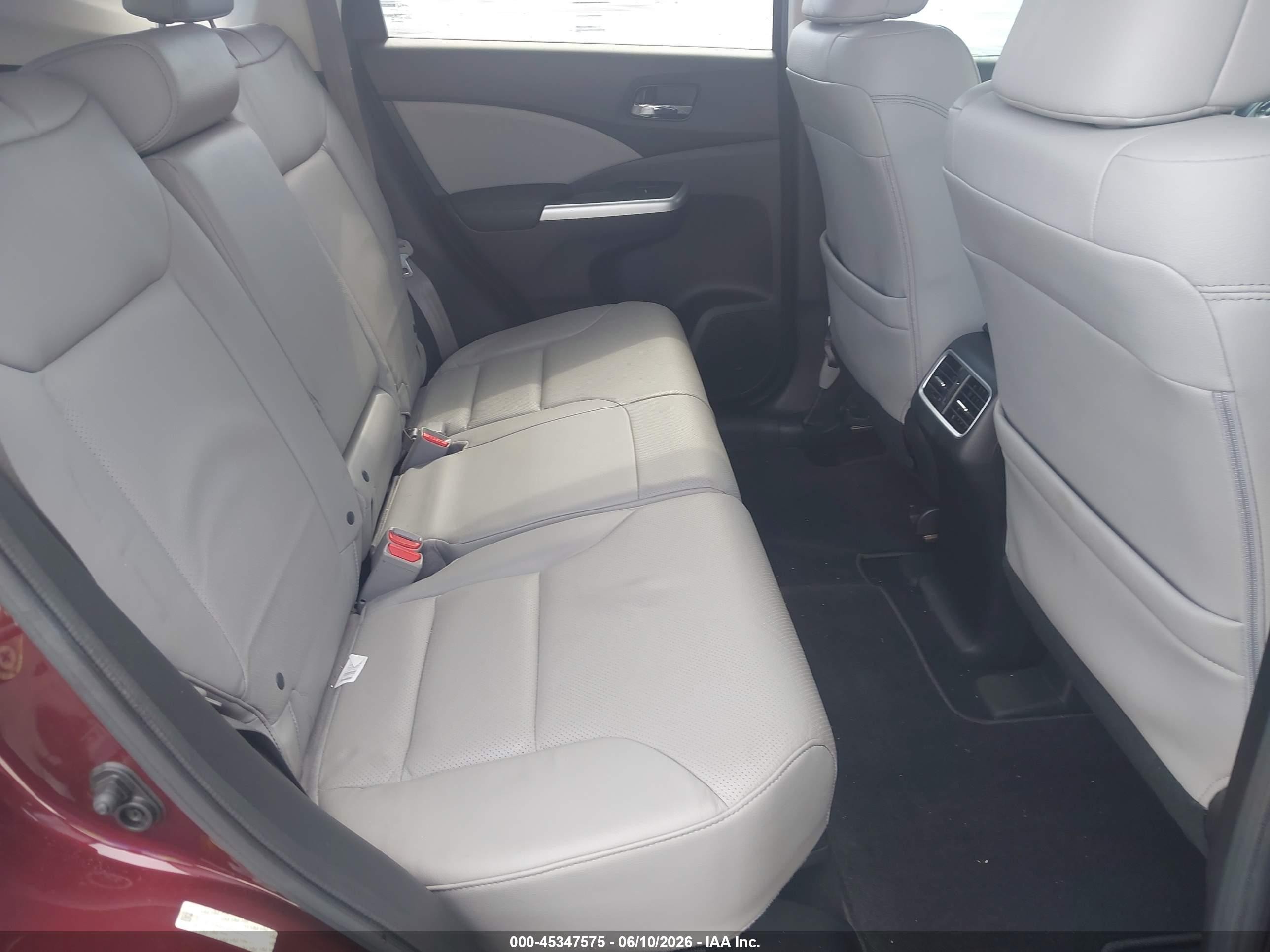 2015 Honda Cr-v Ex-l Maroon vin: 2HKRM3H73FH520235