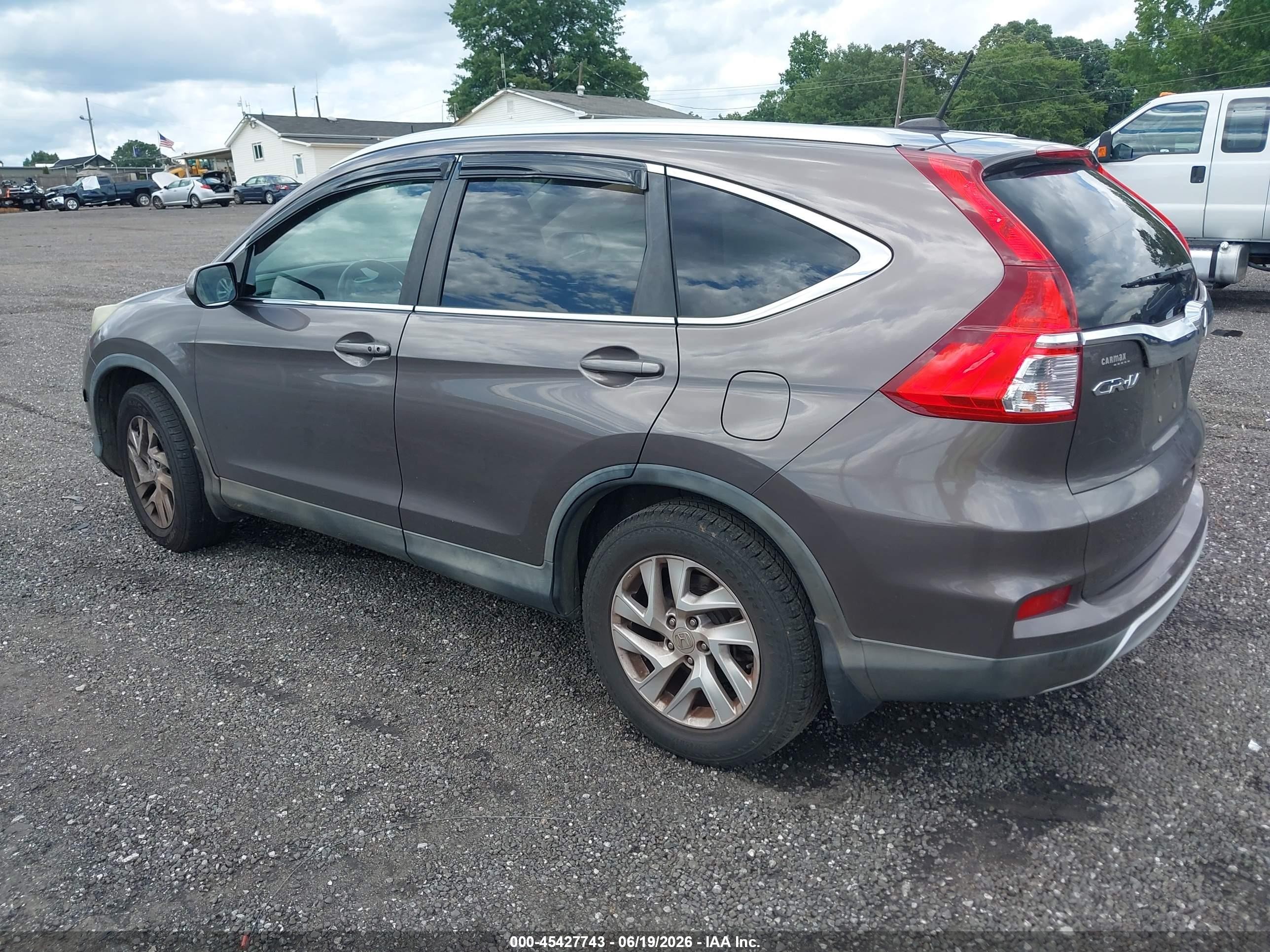 2015 Honda Cr-v Ex-l Pewter vin: 2HKRM3H73FH523975