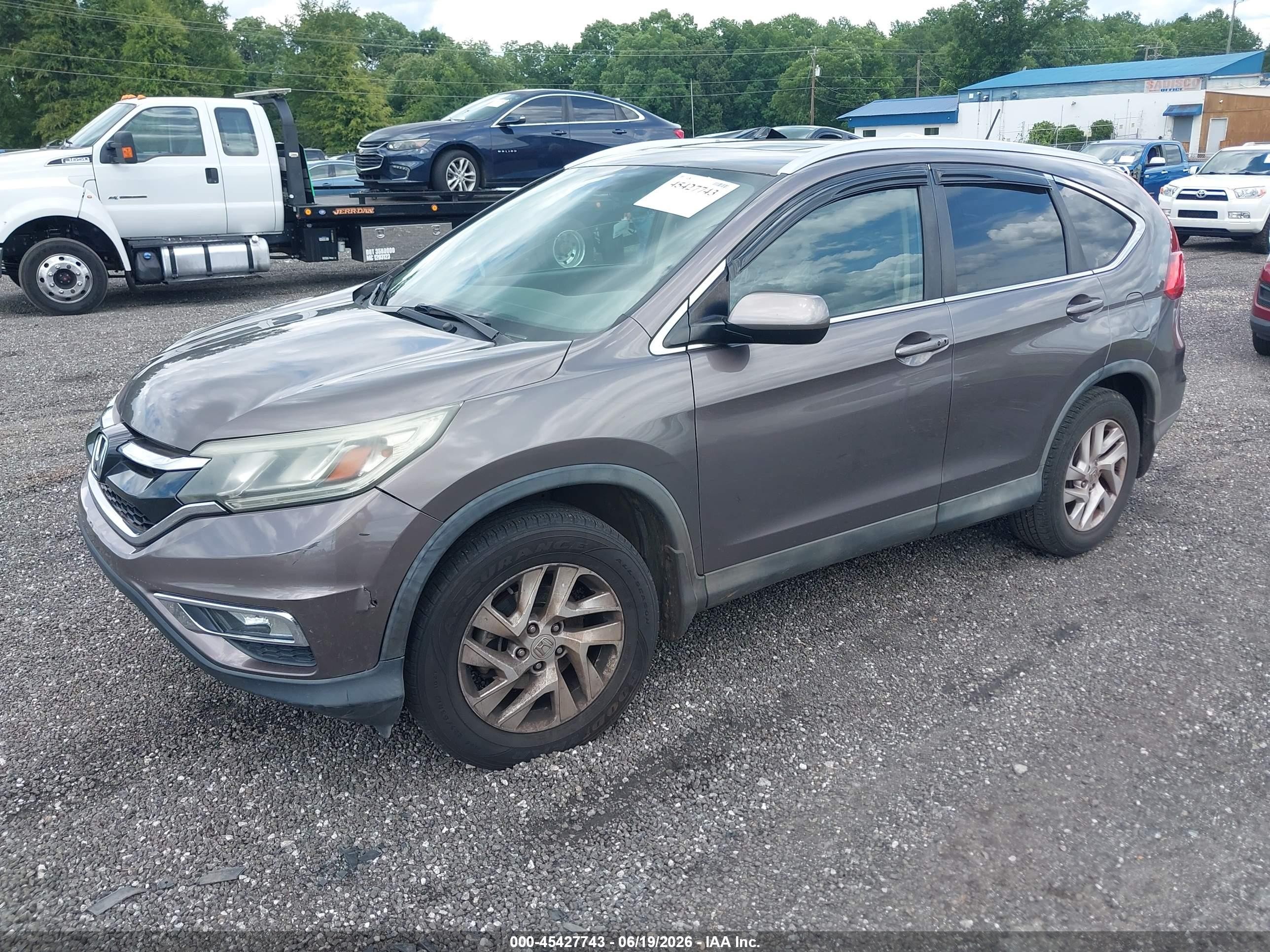 2015 Honda Cr-v Ex-l Pewter vin: 2HKRM3H73FH523975