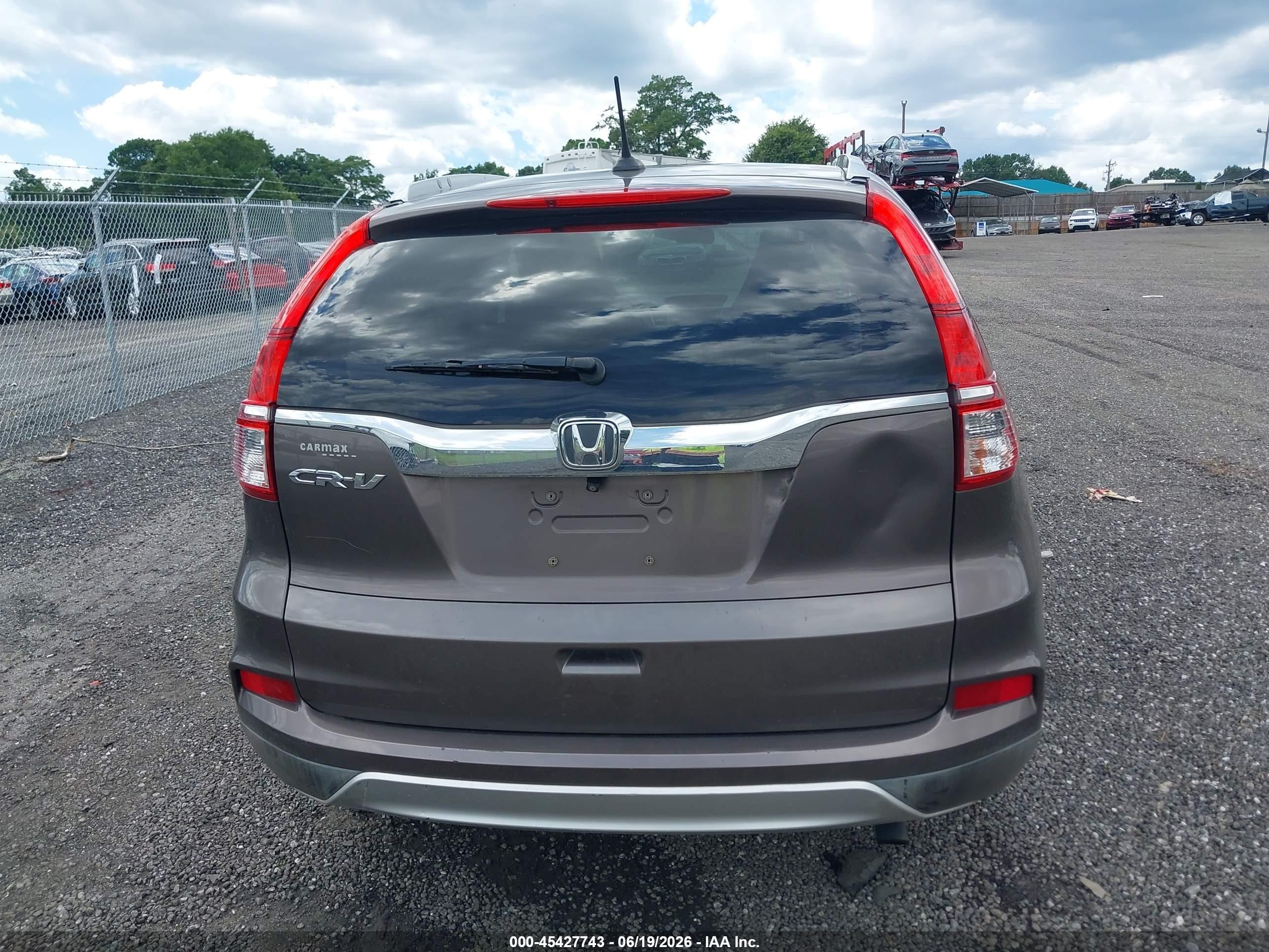2015 Honda Cr-v Ex-l Pewter vin: 2HKRM3H73FH523975
