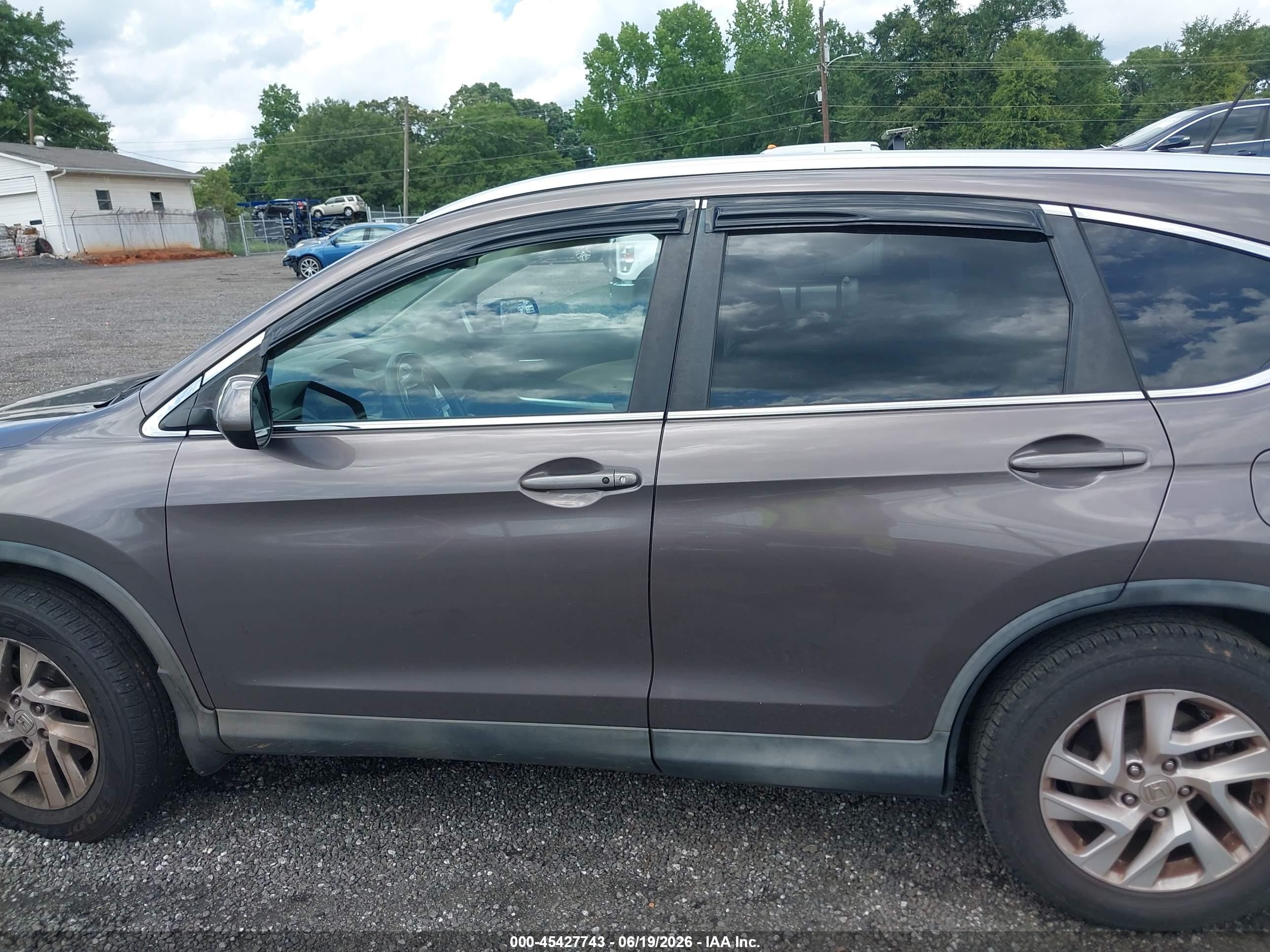2015 Honda Cr-v Ex-l Pewter vin: 2HKRM3H73FH523975