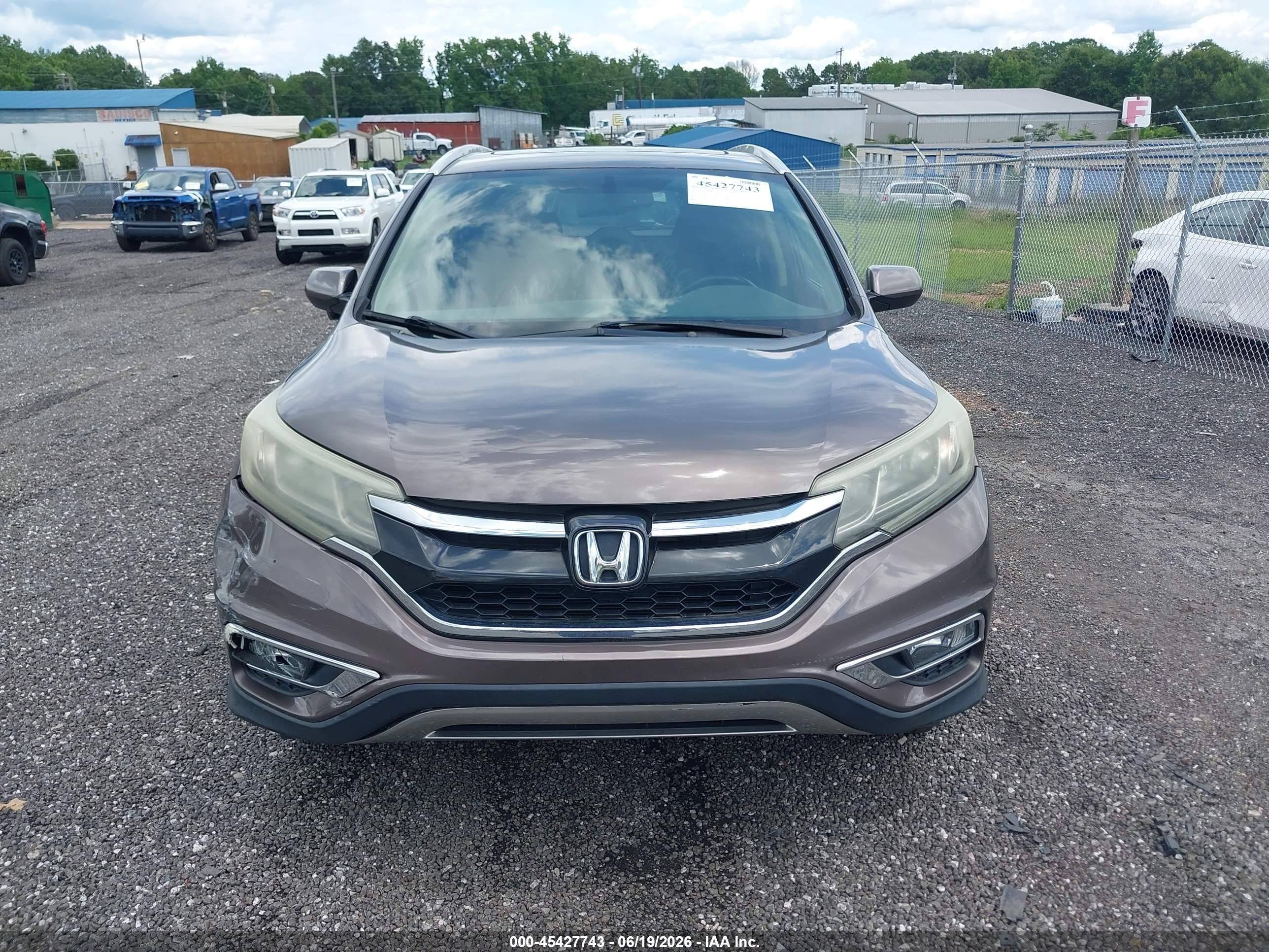 2015 Honda Cr-v Ex-l Pewter vin: 2HKRM3H73FH523975