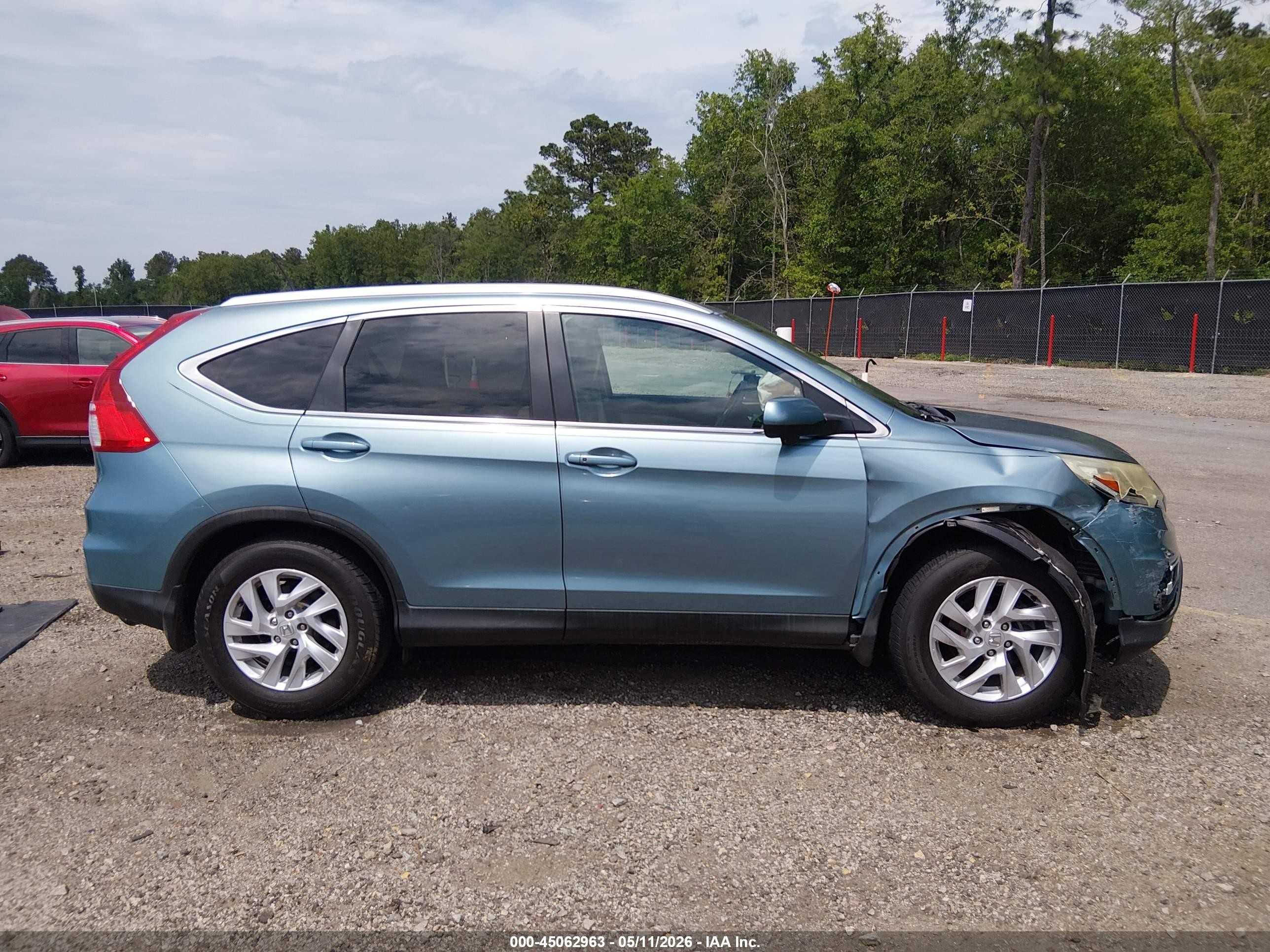2015 Honda Cr-v Ex-l Blue vin: 2HKRM3H73FH524320