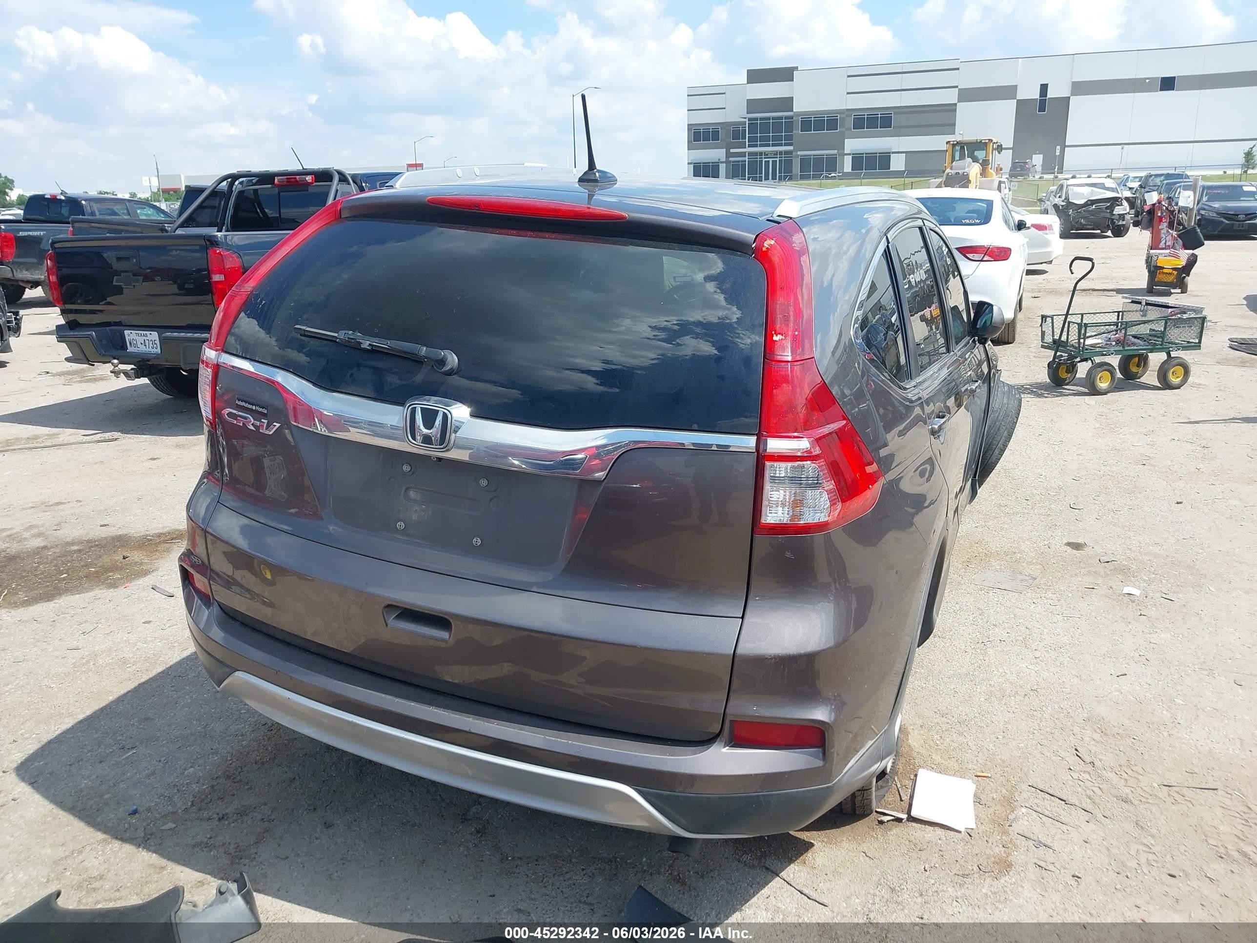 2015 Honda Cr-v Ex-l Black vin: 2HKRM3H73FH536306
