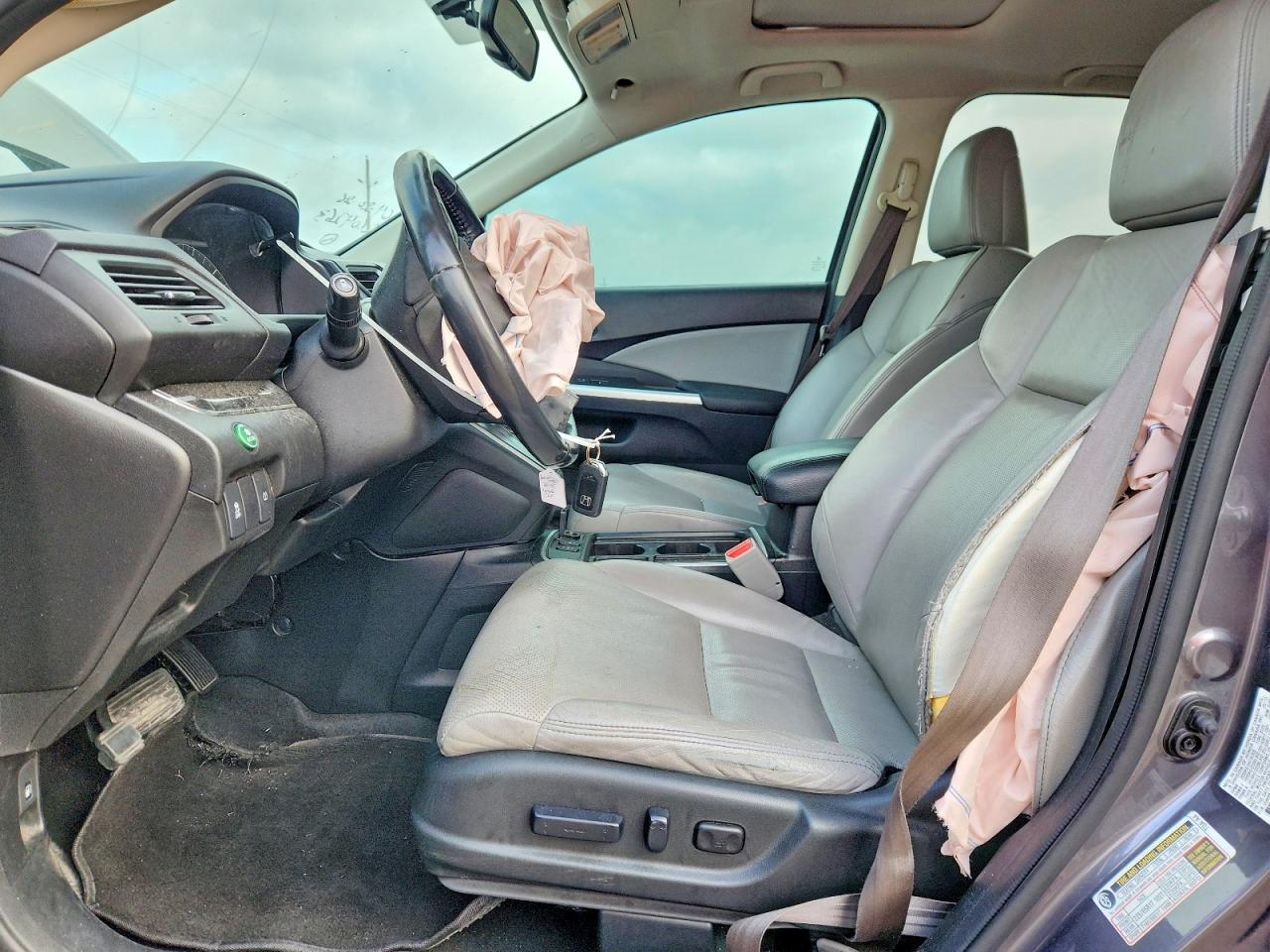 2015 Honda Cr-v Exl Gray vin: 2HKRM3H73FH537228