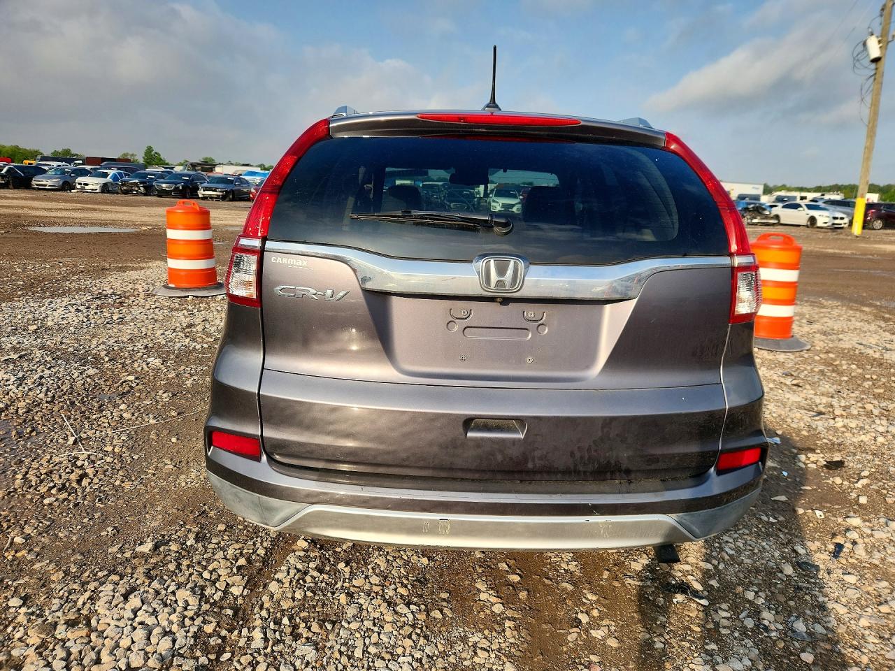 2015 Honda Cr-v Exl Gray vin: 2HKRM3H73FH537228
