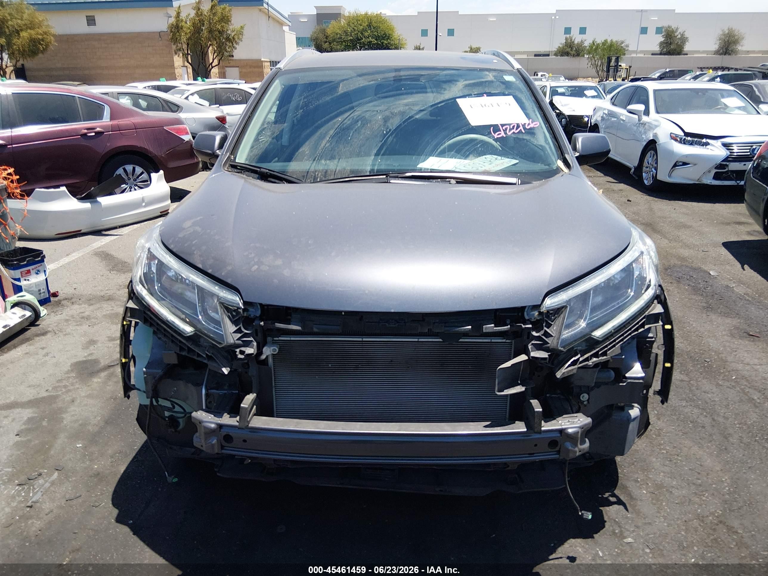2015 Honda Cr-v Ex-l Gray vin: 2HKRM3H73FH541862
