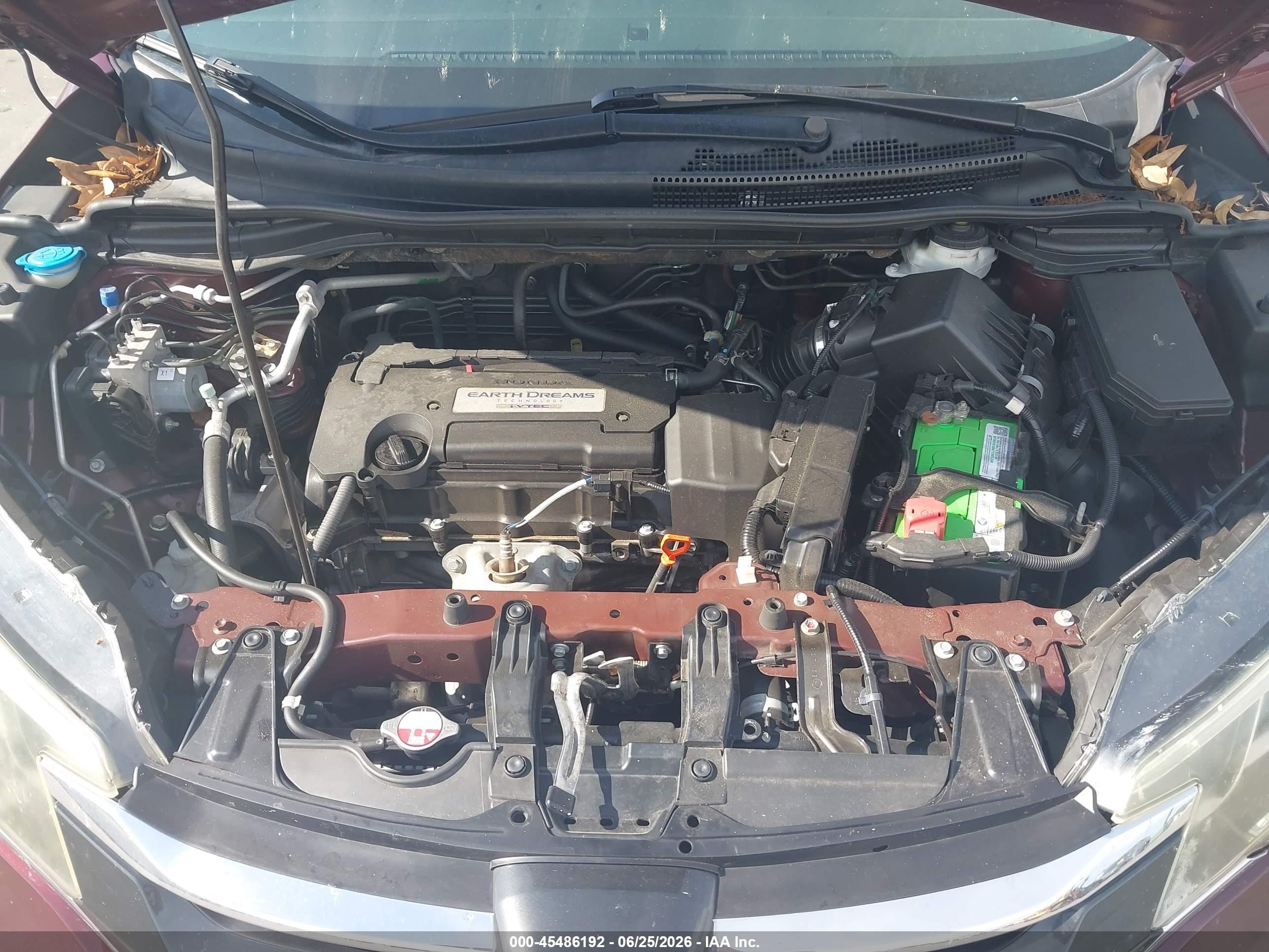 2015 Honda Cr-v Ex-l Burgundy vin: 2HKRM3H73FH542154