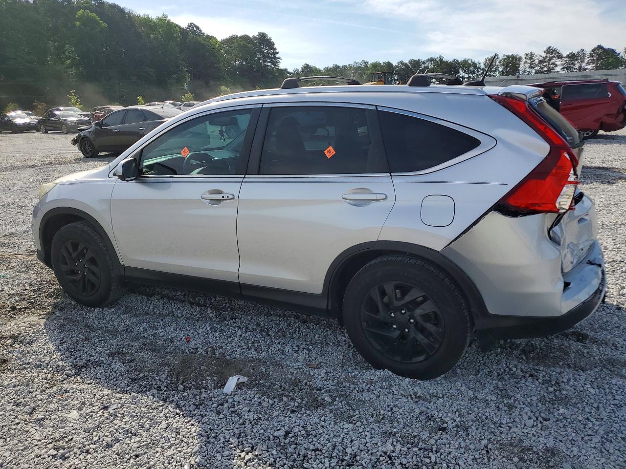 2015 Honda Cr-v Exl Silver vin: 2HKRM3H73FH559228