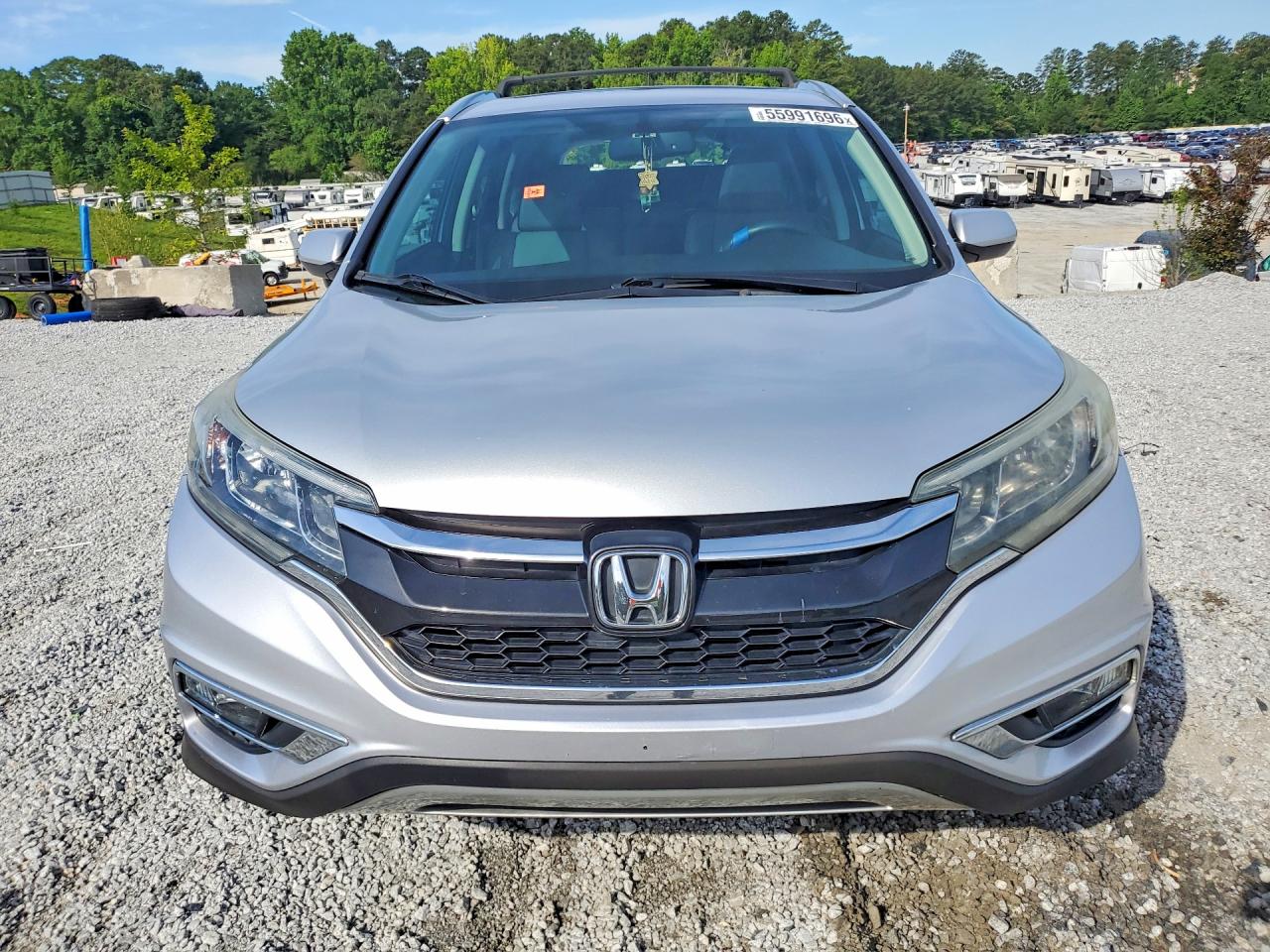 2015 Honda Cr-v Exl Silver vin: 2HKRM3H73FH559228
