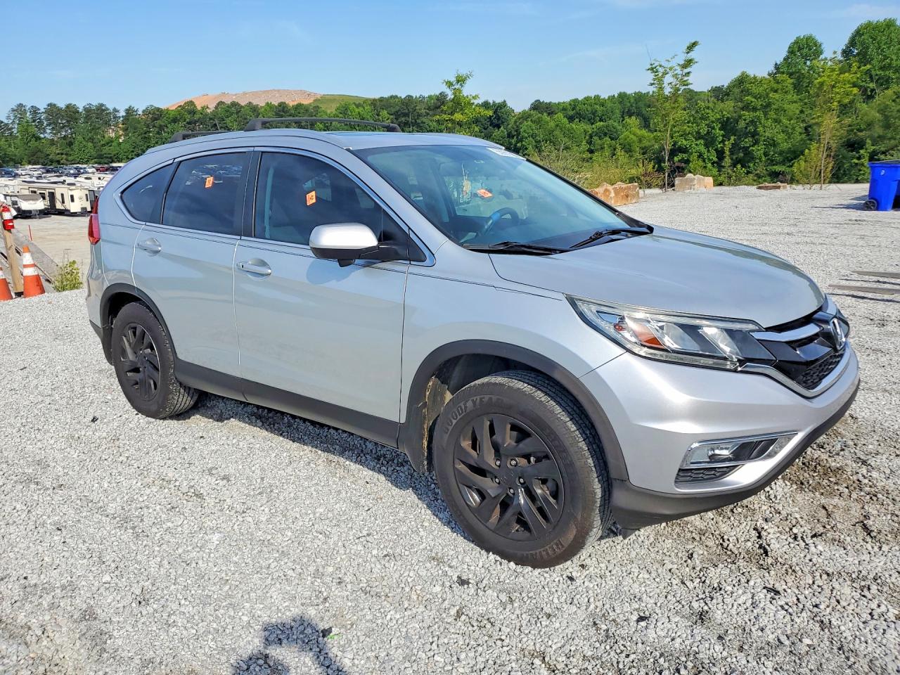 2015 Honda Cr-v Exl Silver vin: 2HKRM3H73FH559228