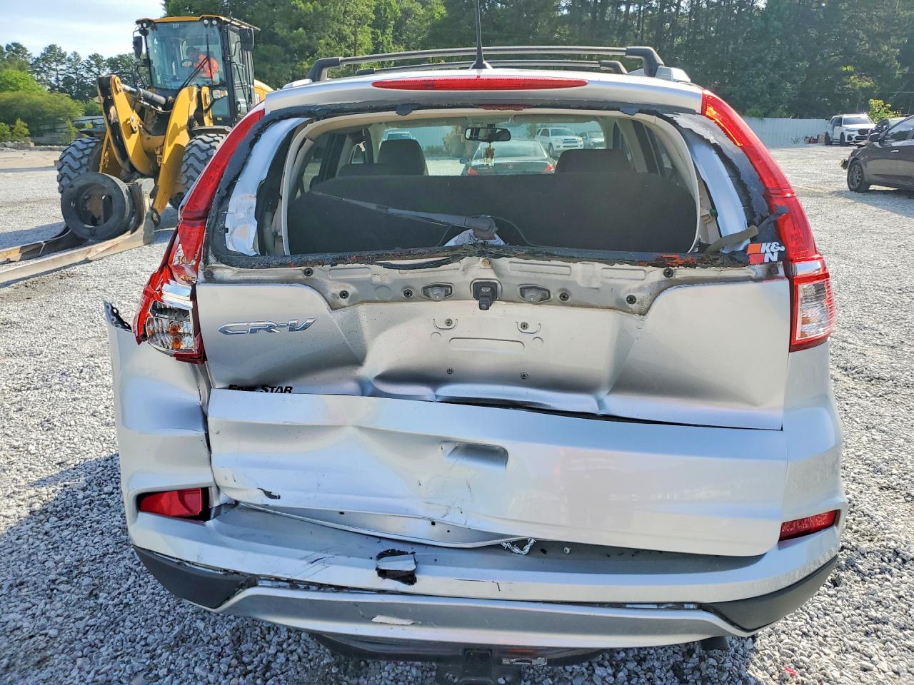 2015 Honda Cr-v Exl Silver vin: 2HKRM3H73FH559228