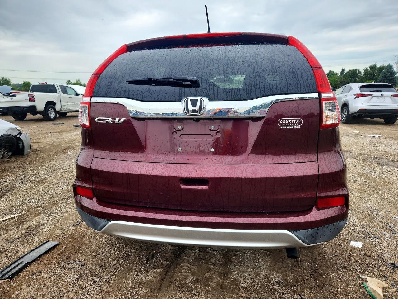 2016 Honda Cr-v Exl Бордовый vin: 2HKRM3H73GH511486