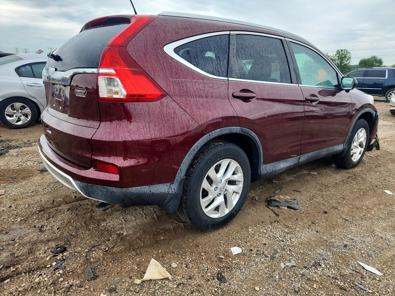 2016 Honda Cr-v Exl Бордовый vin: 2HKRM3H73GH511486