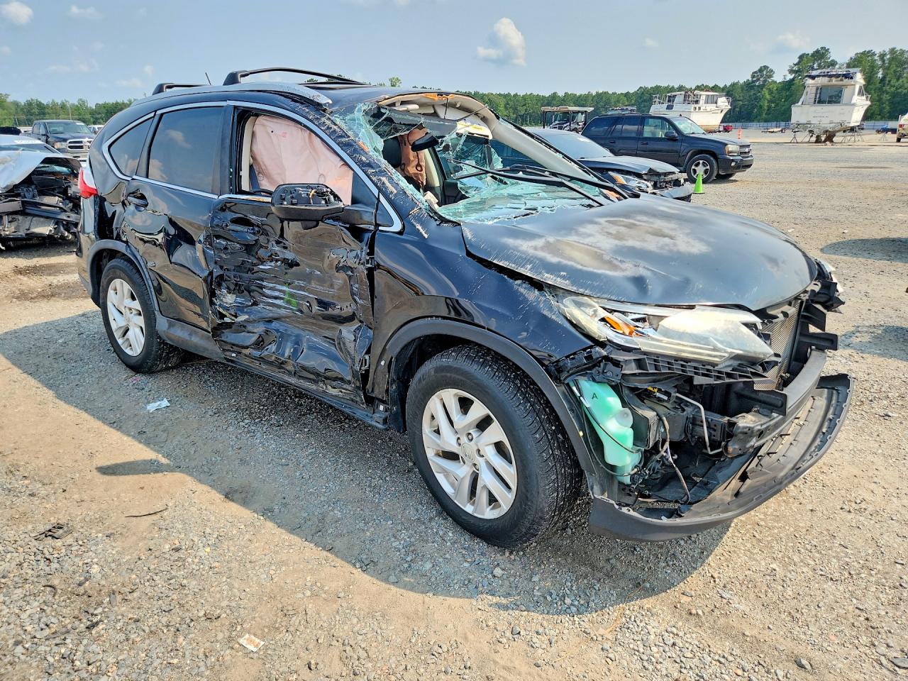 2016 Honda Cr-v Exl Black vin: 2HKRM3H73GH558582