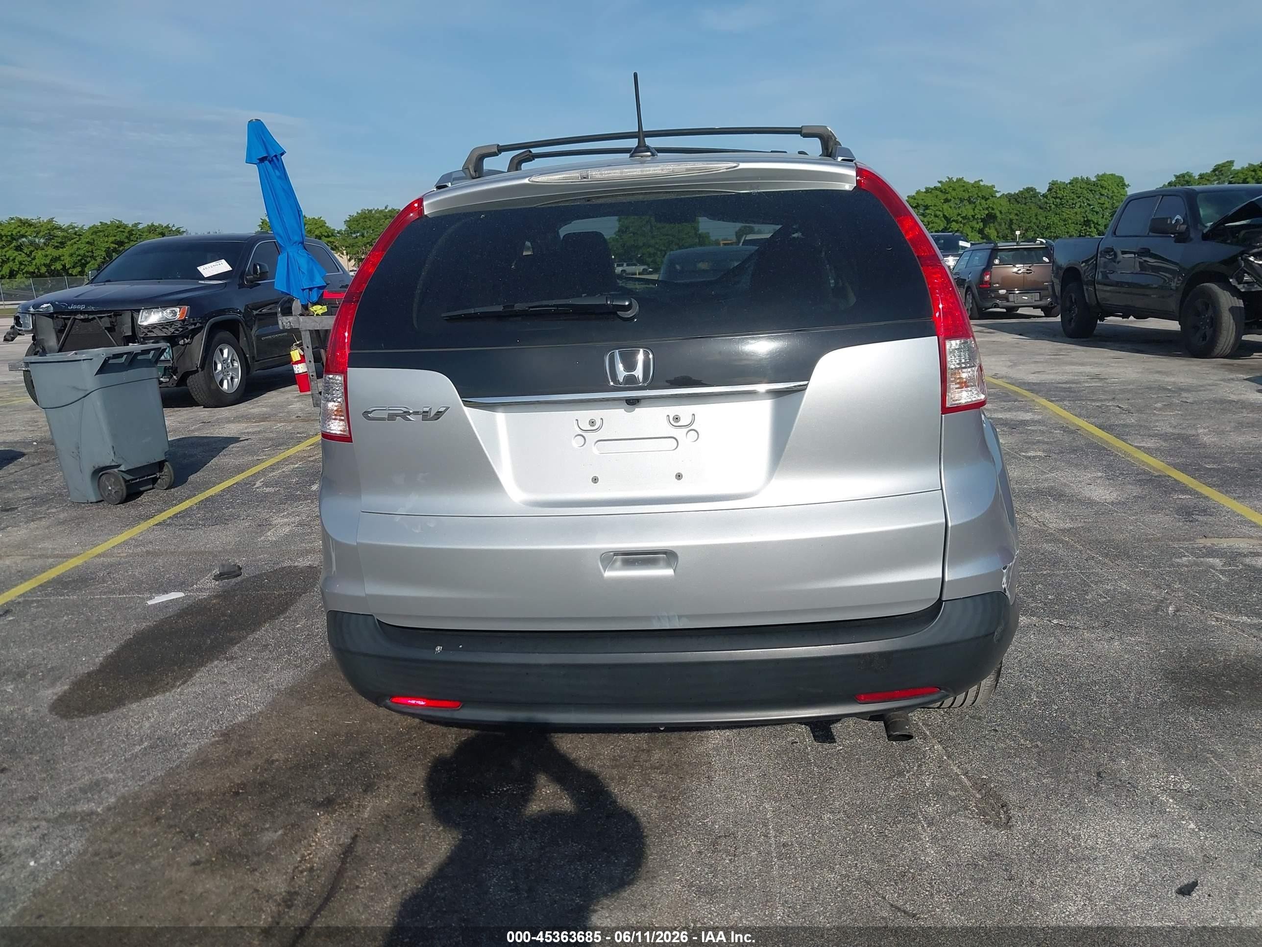 2012 Honda Cr-v Ex-l Silver vin: 2HKRM3H74CH513967