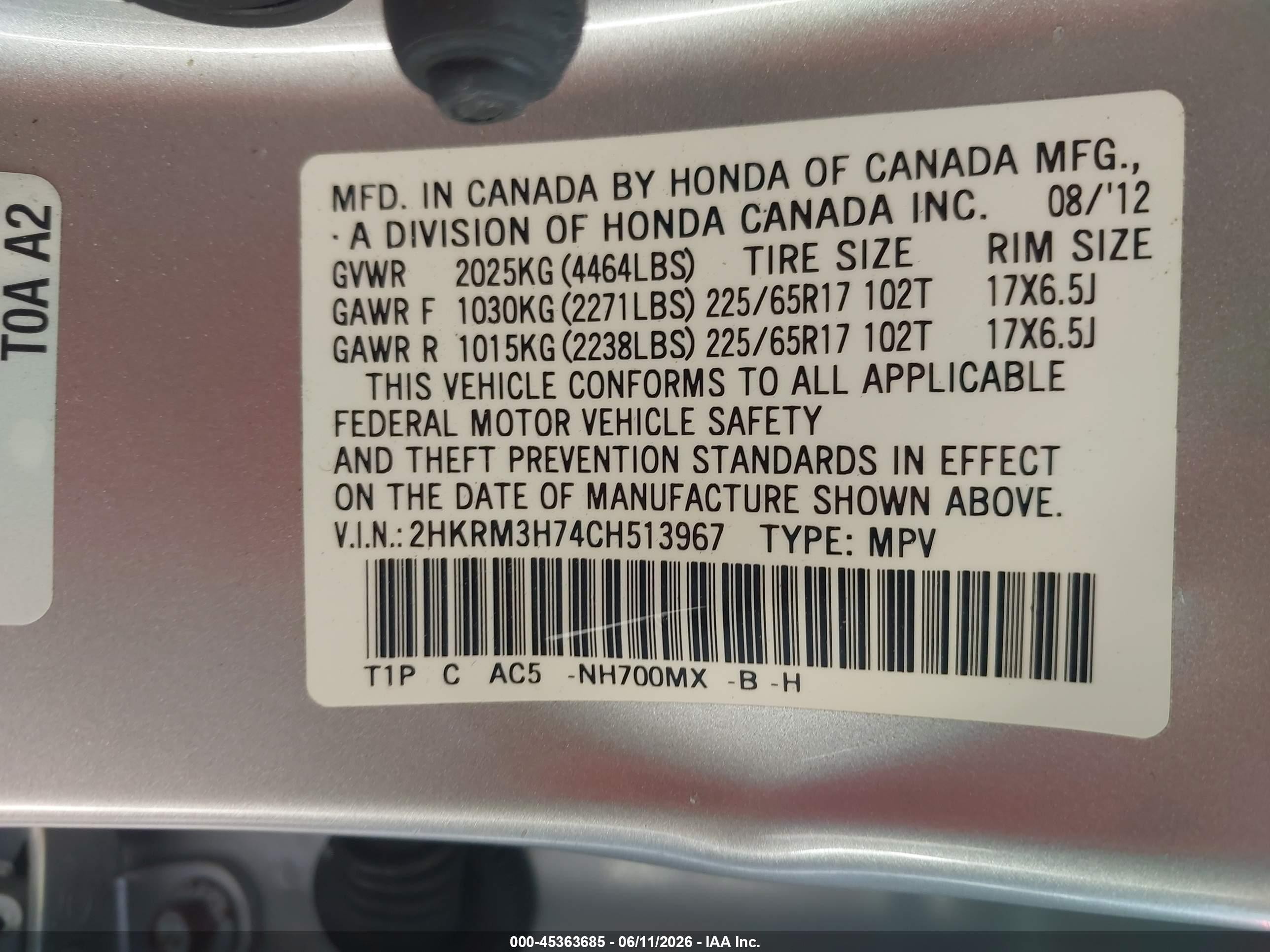 2012 Honda Cr-v Ex-l Silver vin: 2HKRM3H74CH513967