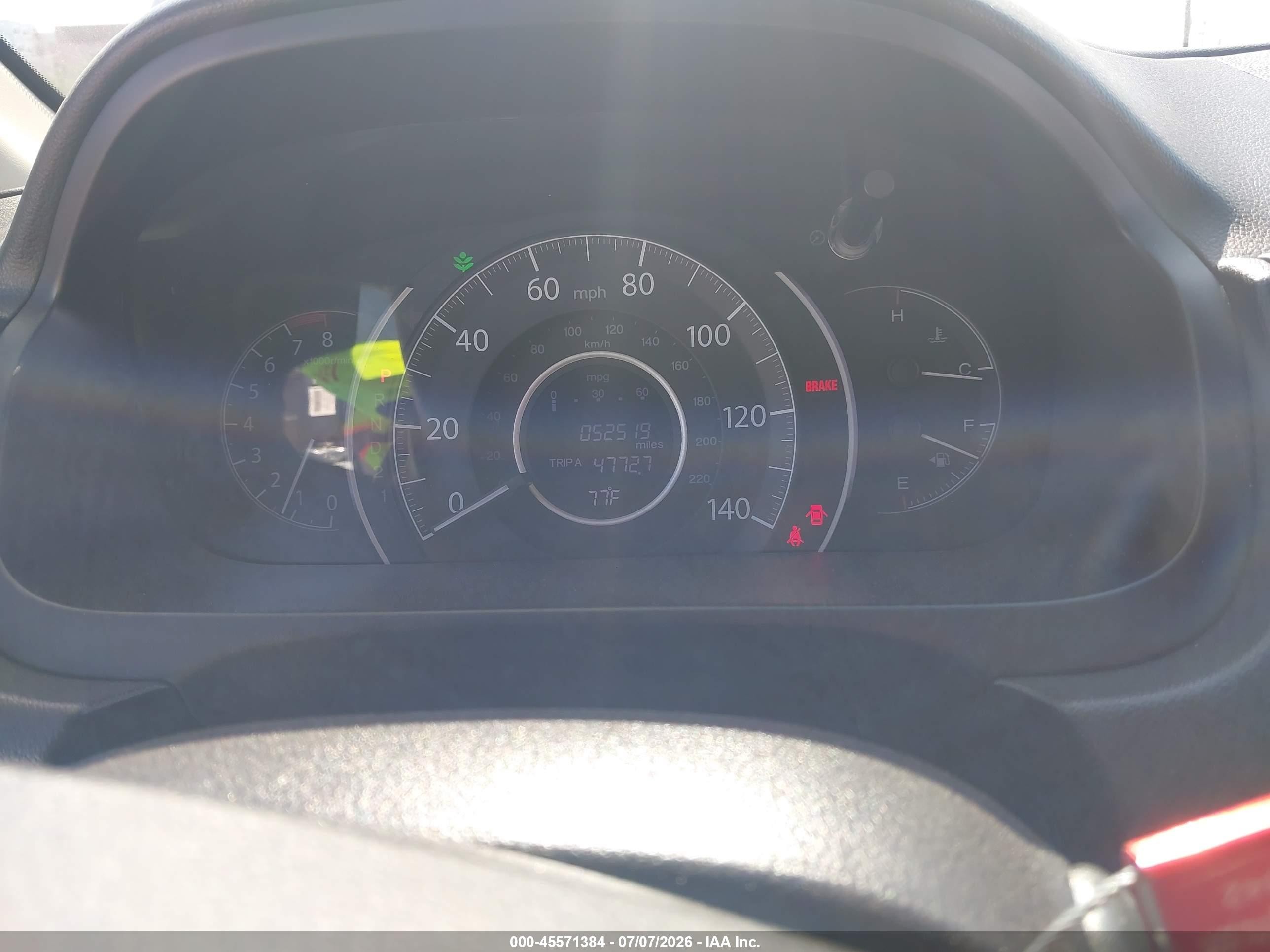 2013 Honda Cr-v Ex-l Серый vin: 2HKRM3H74DH500962