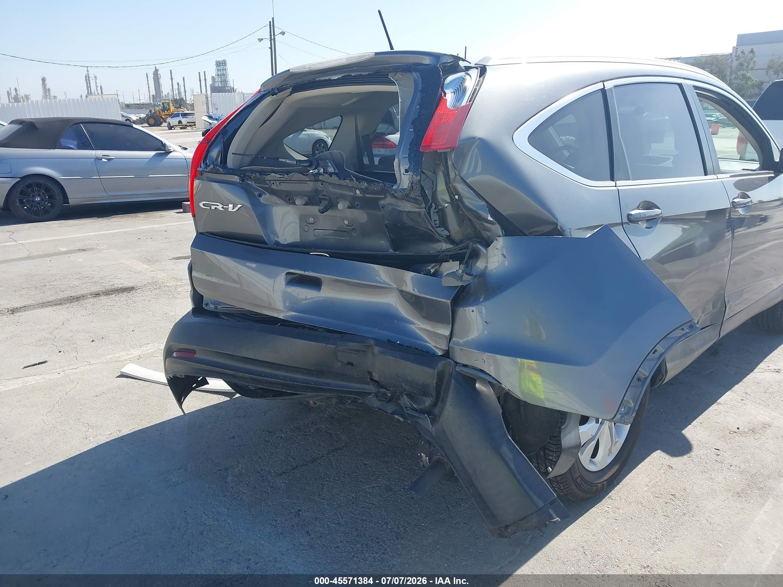 2013 Honda Cr-v Ex-l Серый vin: 2HKRM3H74DH500962