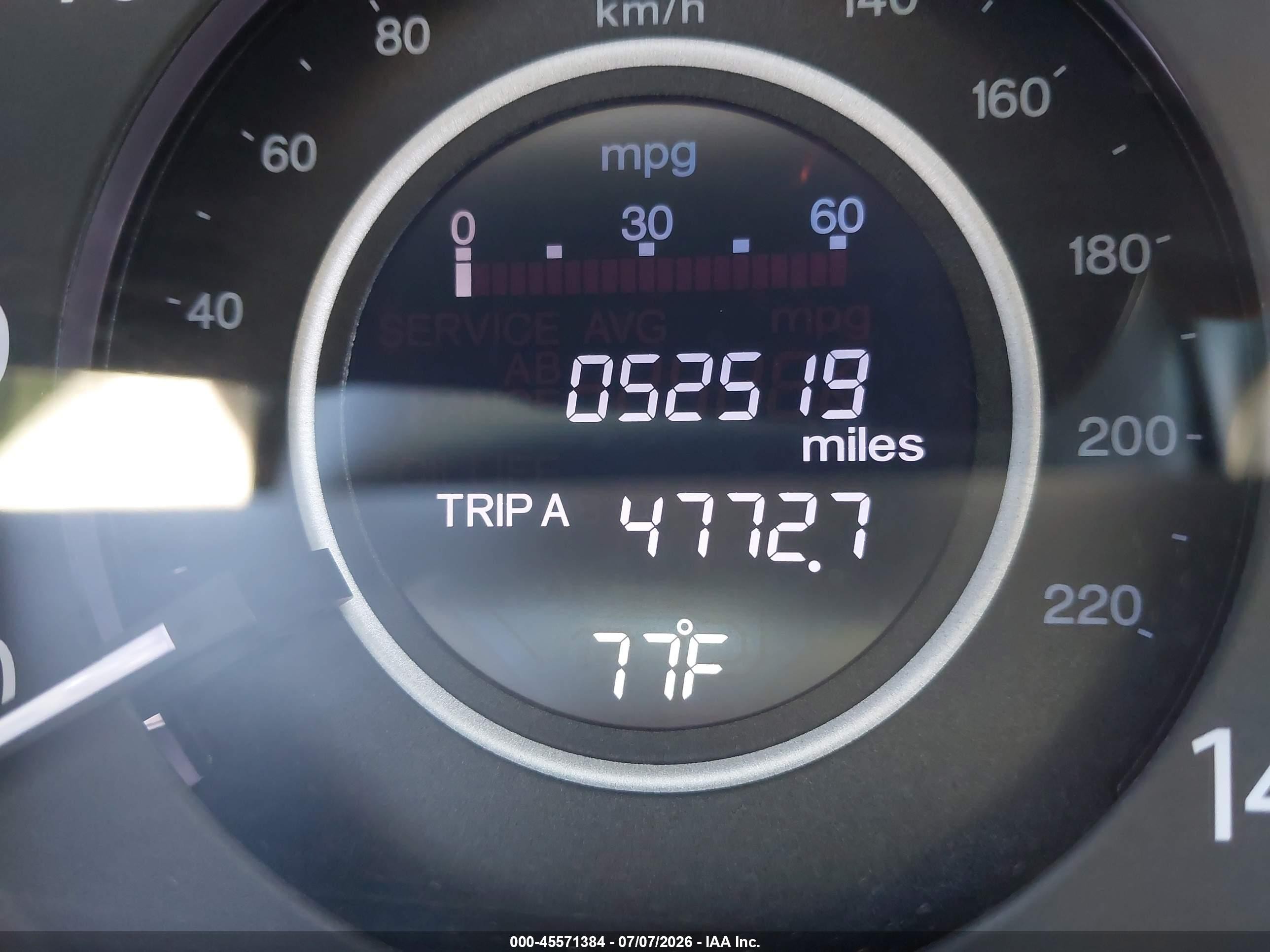 2013 Honda Cr-v Ex-l Серый vin: 2HKRM3H74DH500962