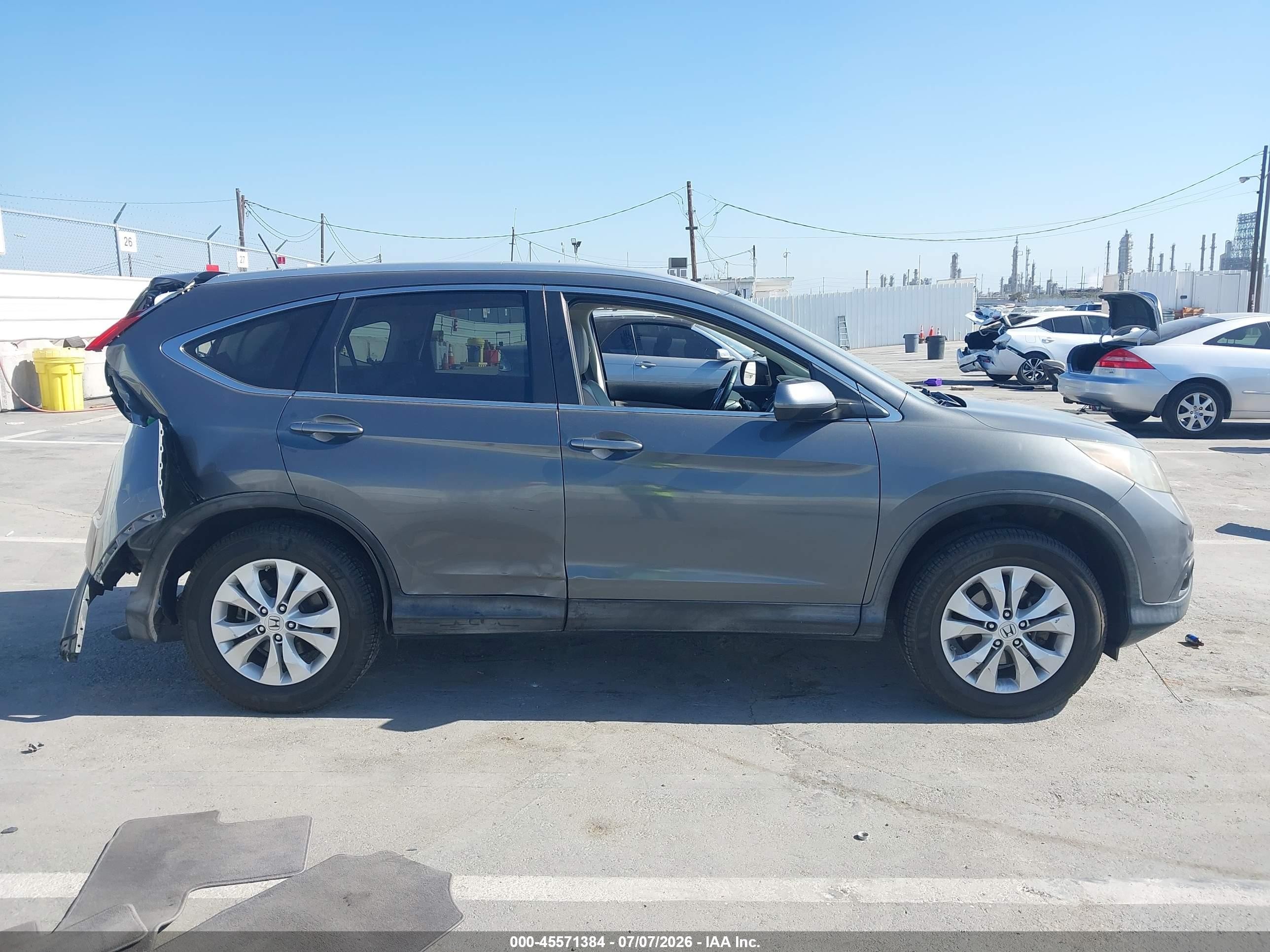 2013 Honda Cr-v Ex-l Серый vin: 2HKRM3H74DH500962
