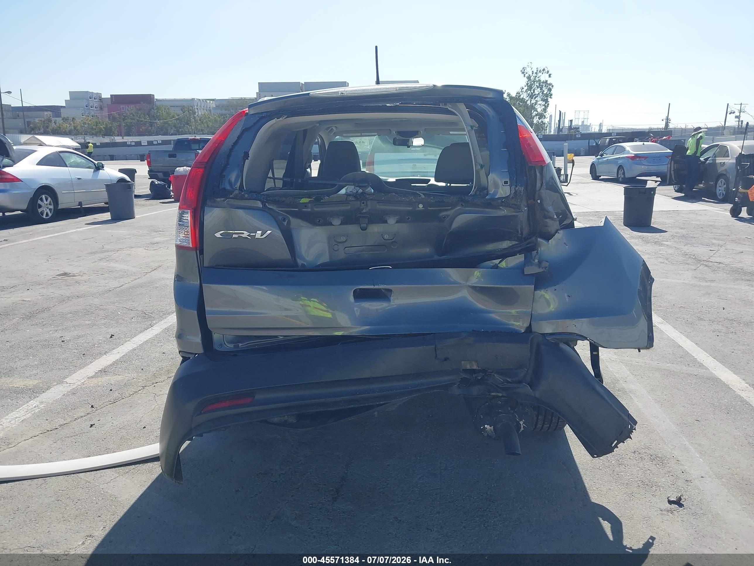 2013 Honda Cr-v Ex-l Серый vin: 2HKRM3H74DH500962